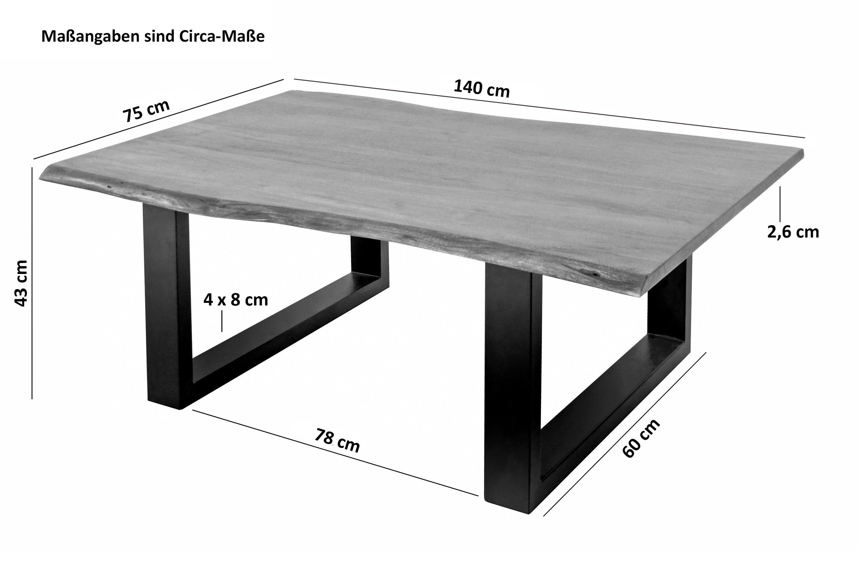 SAM® Couchtisch Galanta, Akazienholz, natur- oder günstig online kaufen