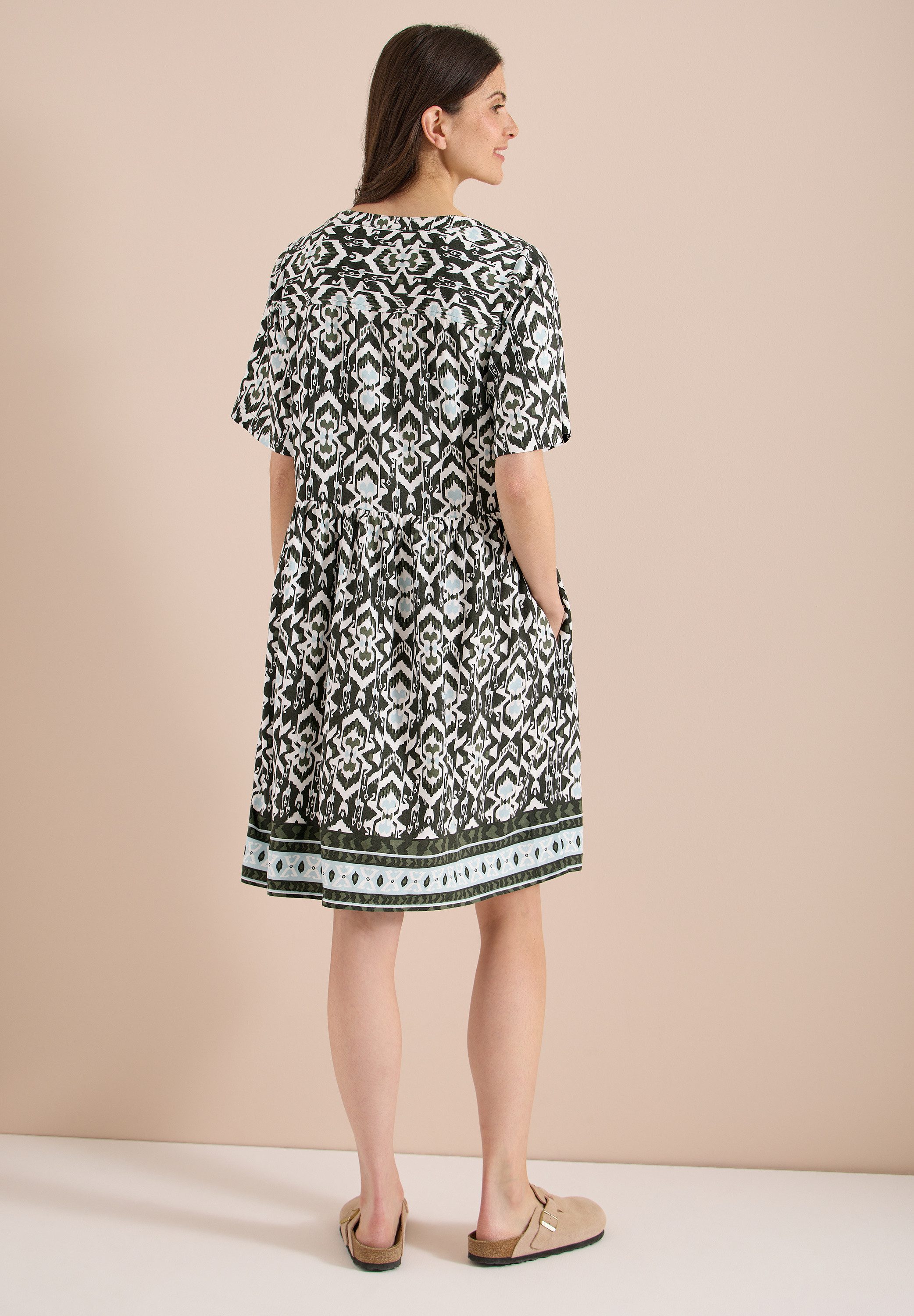 CECIL Midikleid mit grafischem Muster