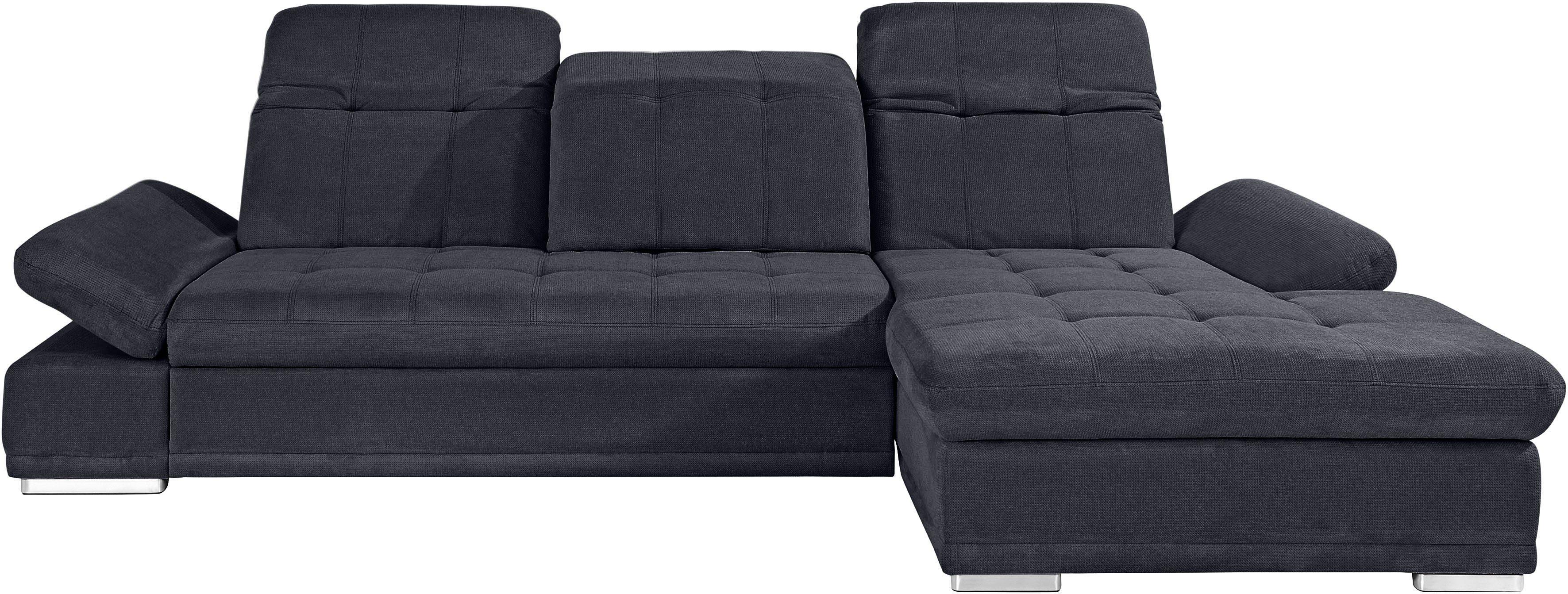 COTTA Ecksofa "Holiday L-Form mit Sitztiefen-, Armteil- und Kopfteilverstel günstig online kaufen