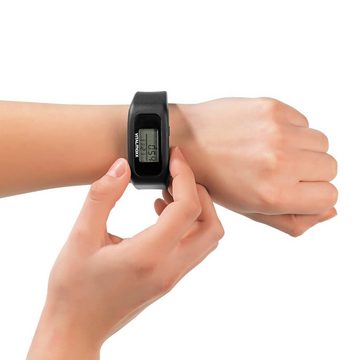VITALmaxx Fitness-Tracker Fitness-Armband - Schrittzähler - Smartwatch - 3V Schwarz, 3V in schwarz