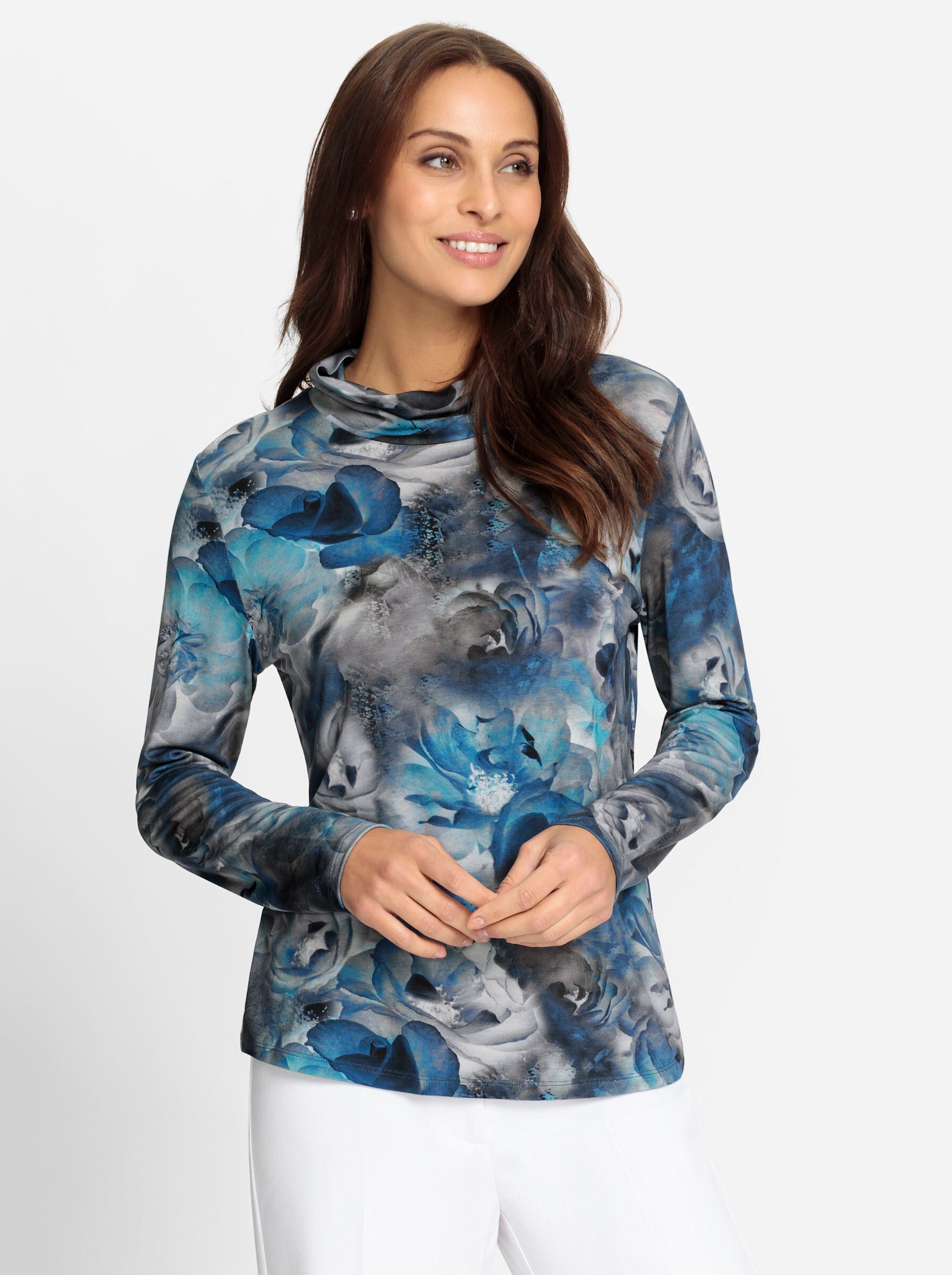 Witt T-Shirt Rollkragen-Shirt Langarm