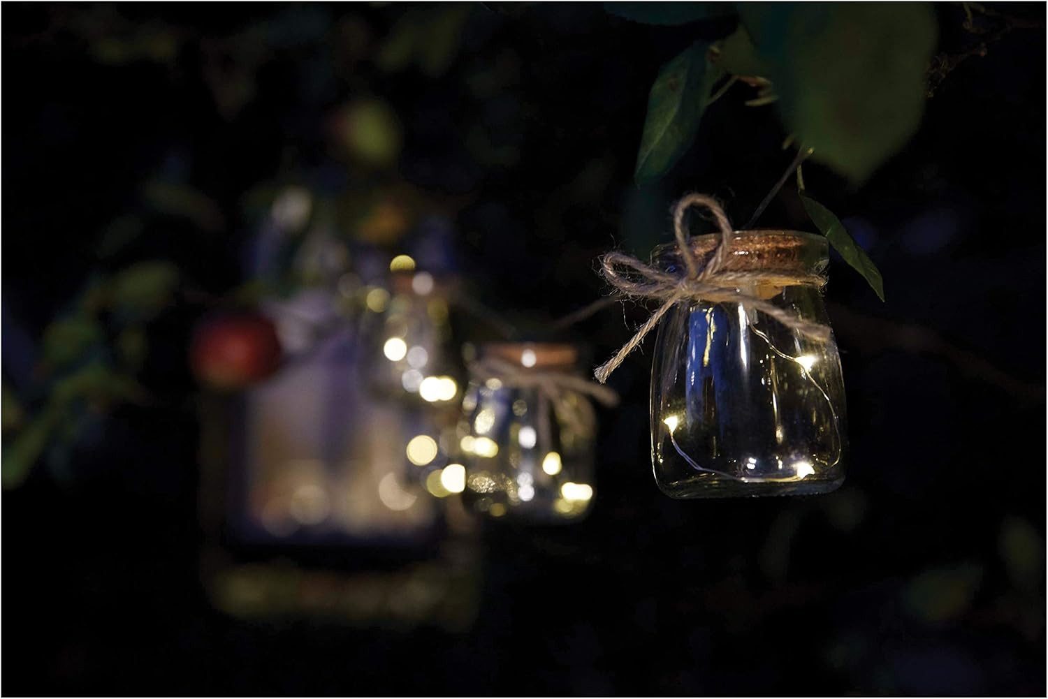 Luxform LED-Lichterkette Solar 8 LED Glas Lichterkette Torremolinos von Lux günstig online kaufen