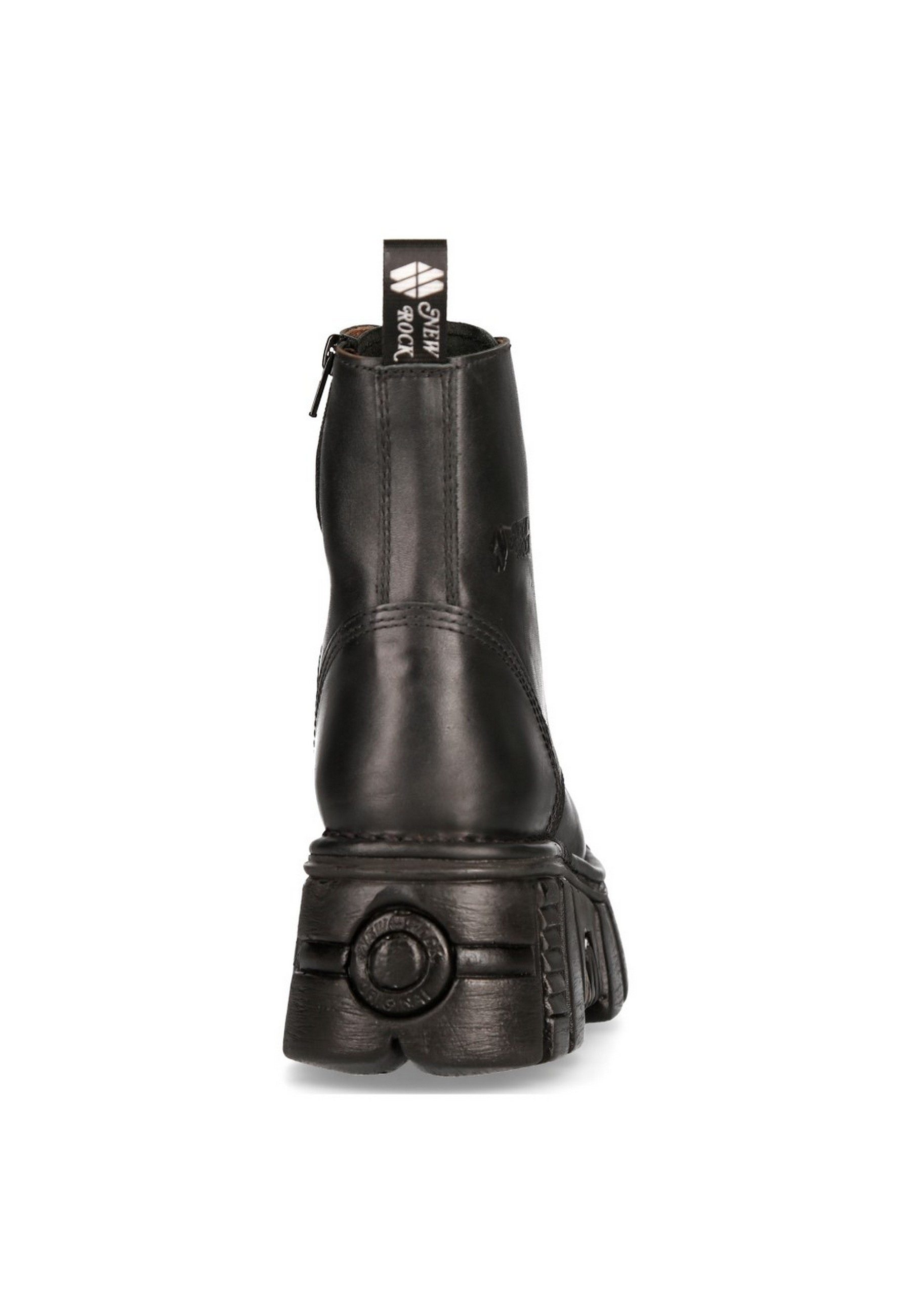 NEW ROCK M-NEWMILI083-S39 Ankleboots Goth & Punk Stil mit Metal Applikationen