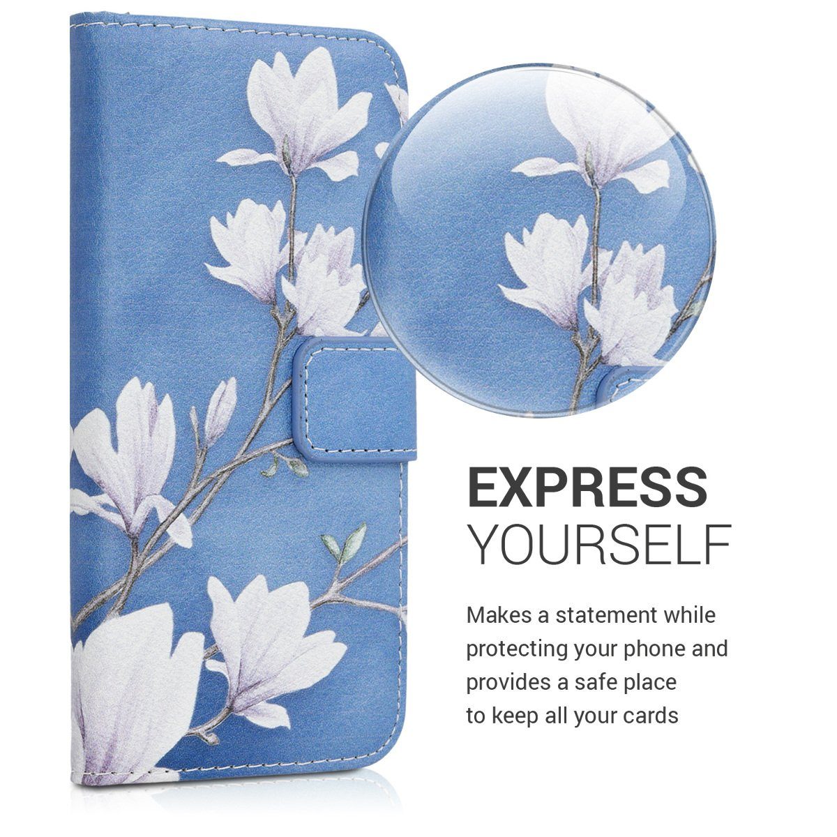 kwmobile Etui Wallet Case für Samsung Galaxy A20e, Hülle mit Ständer Karten günstig online kaufen