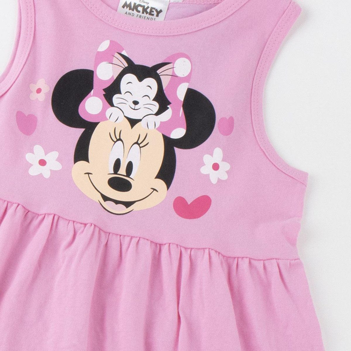 Disney Minnie Mouse Sommerkleid Kinder Kleid Baumwolle Sommerkleid (Packung) – Bild 3 von 3