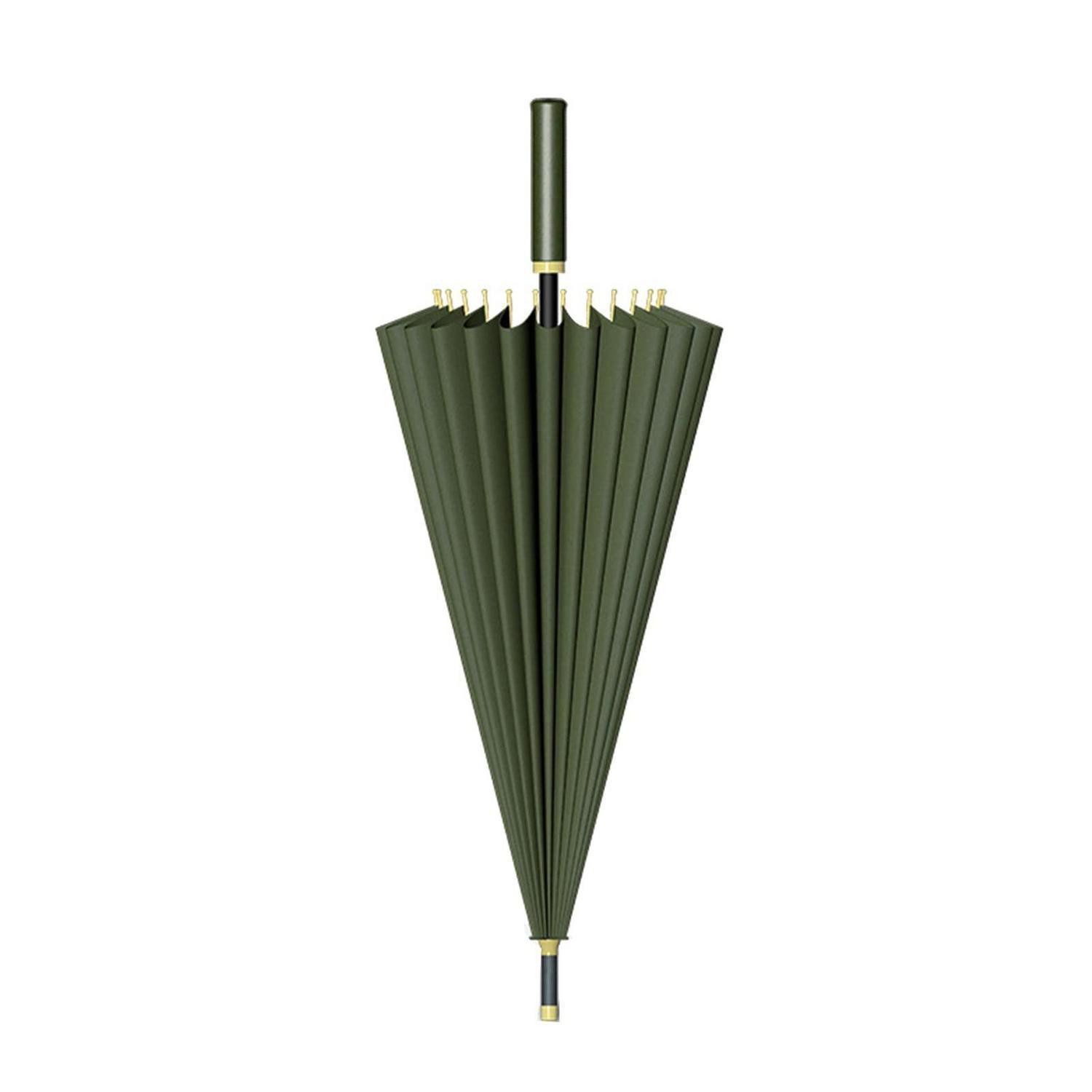 LuxusKollektion Stockregenschirm Regenschirm Stockschirm 24 Rippen Green