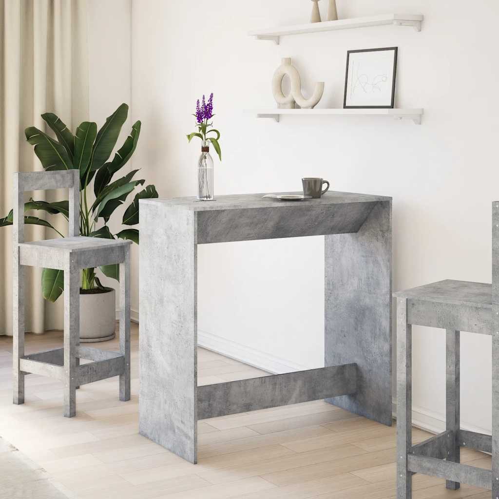 vidaXL Esstisch Bartisch Betongrau 102x50x103,5 cm günstig online kaufen