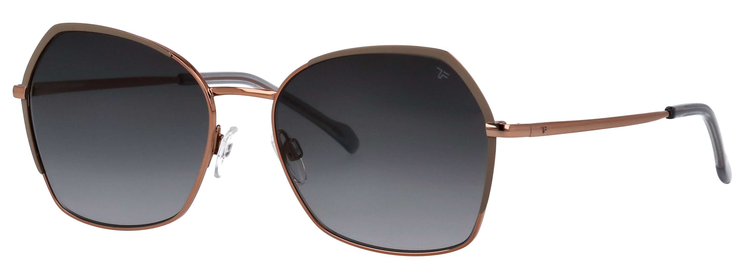 TITANflex Sonnenbrille 826703 Form Feminin, Titanflex Logo auf Glas und Bügel, Polyamid UV 400