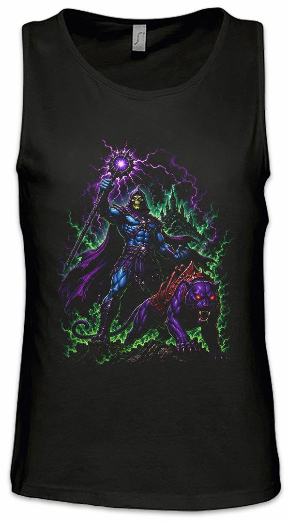 Tanktop Skeletor Panthor Ärmelloses T-Shirt 80´s Masters Eighties Of Hordak