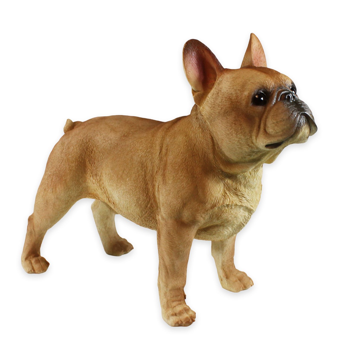 colourliving Tierfigur Hunde Figur Bulldogge Figur stehend, französische Bulldogge, für Hundeliebhaber und Tierfreunde ein Highlight