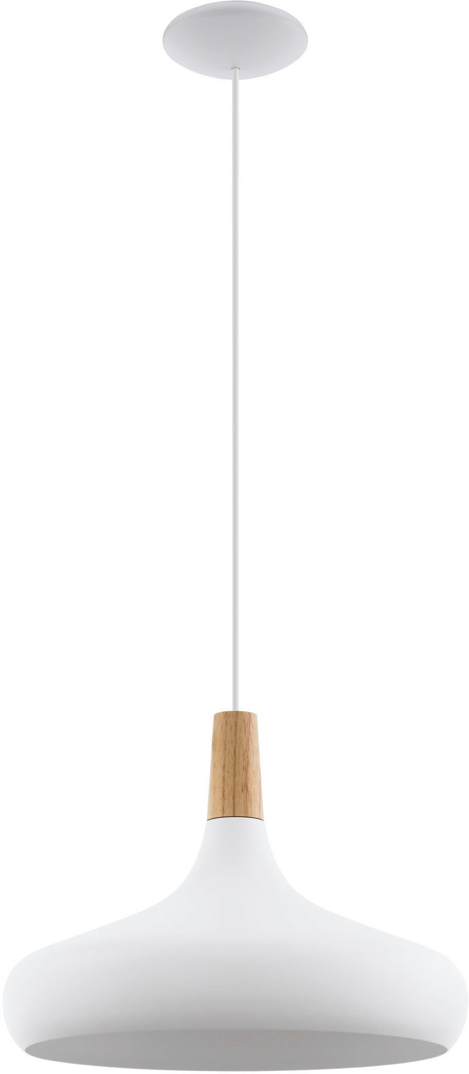 EGLO Hängeleuchte SABINAR, Dimmfunktion, ohne Leuchtmittel, Pendellampe, H110 x Ø40 cm, 1X40W exkl.