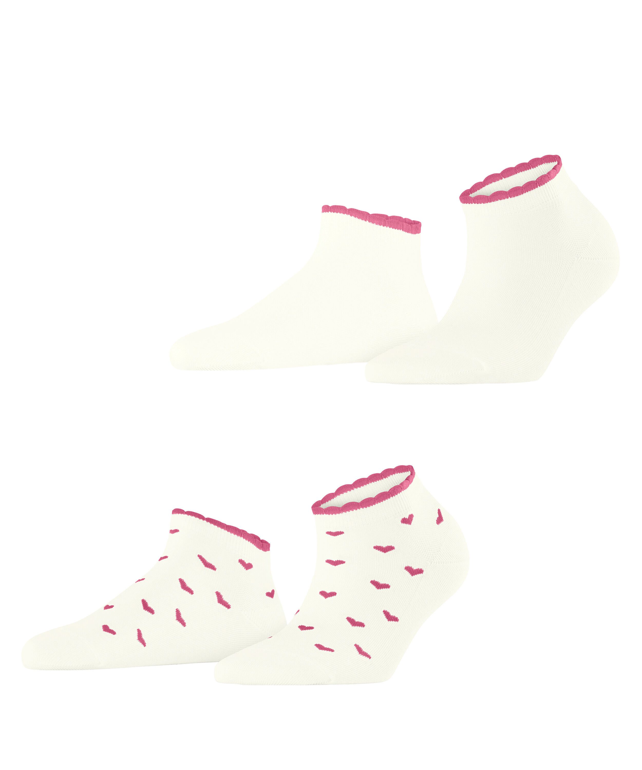 Esprit Sneakersocken Little Hearts 2-Pack Sneakersocken (2-Paar)