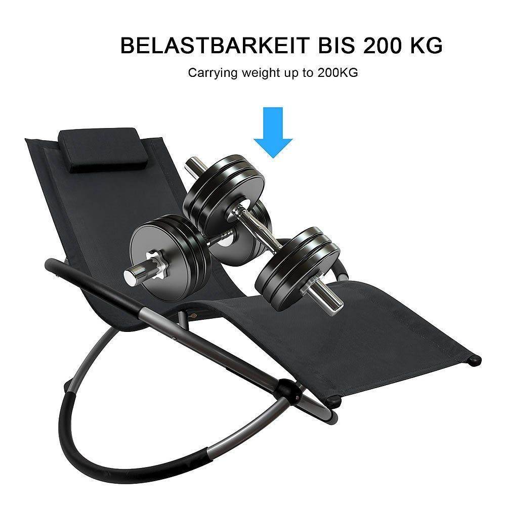 Feel2Home Gartenliege Sonnenliege Gartenliege extra breite 200kg belastbar günstig online kaufen