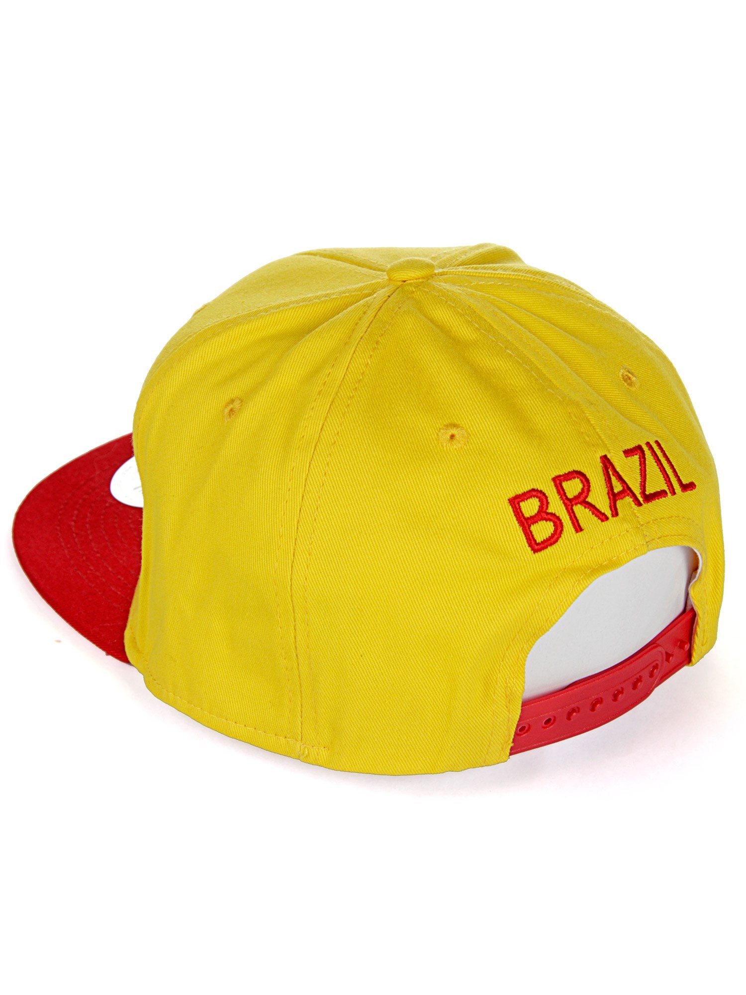 RedBridge Baseball Cap Gurham mit gelb Brasilien-Stickerei trendiger