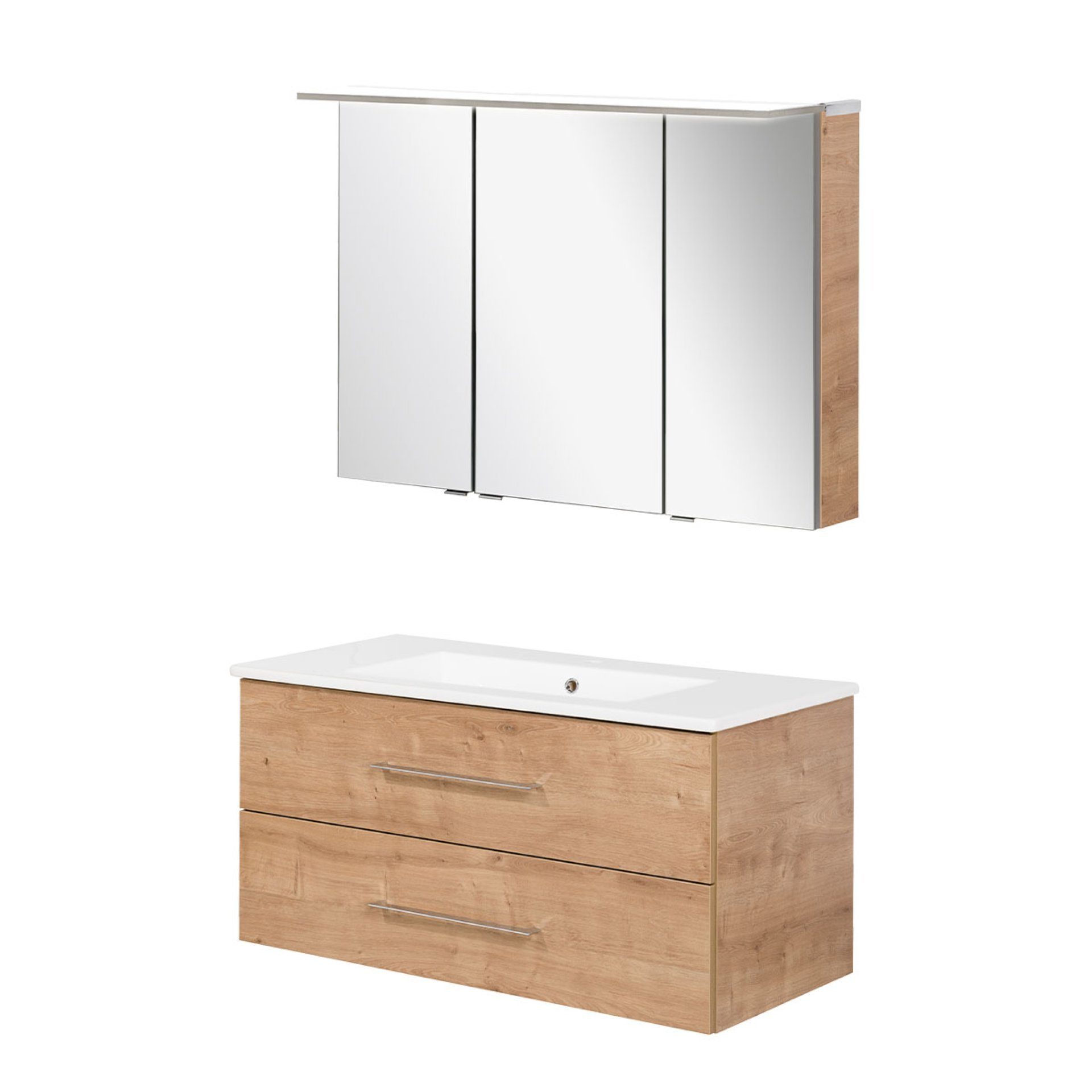 FACKELMANN Badmöbel-Set B.perfekt Badmöbel Set 3-teilig, günstig online kaufen