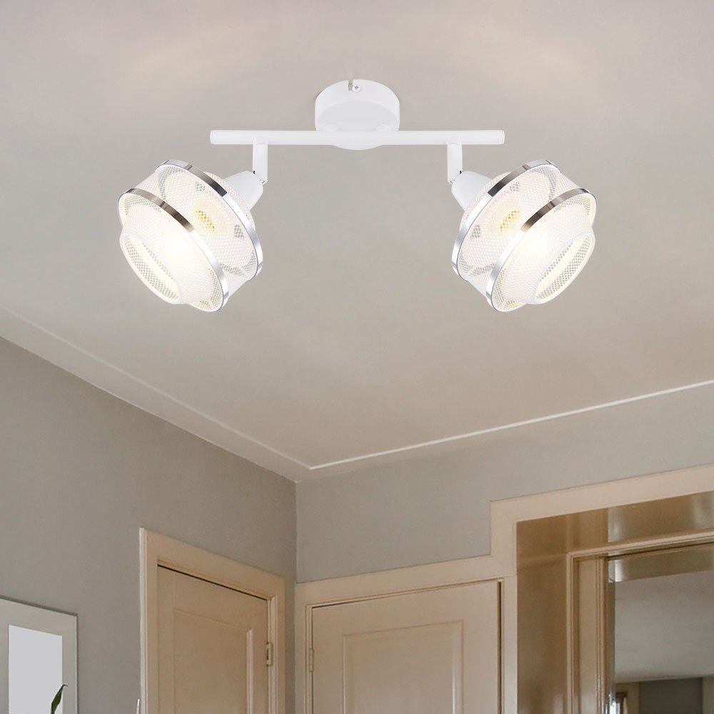 etc-shop LED Deckenleuchte, Leuchtmittel nicht Deckenlampe Designlampe Wohnzimmerlampe inklusive, Spotleuchte Deckenleuchte