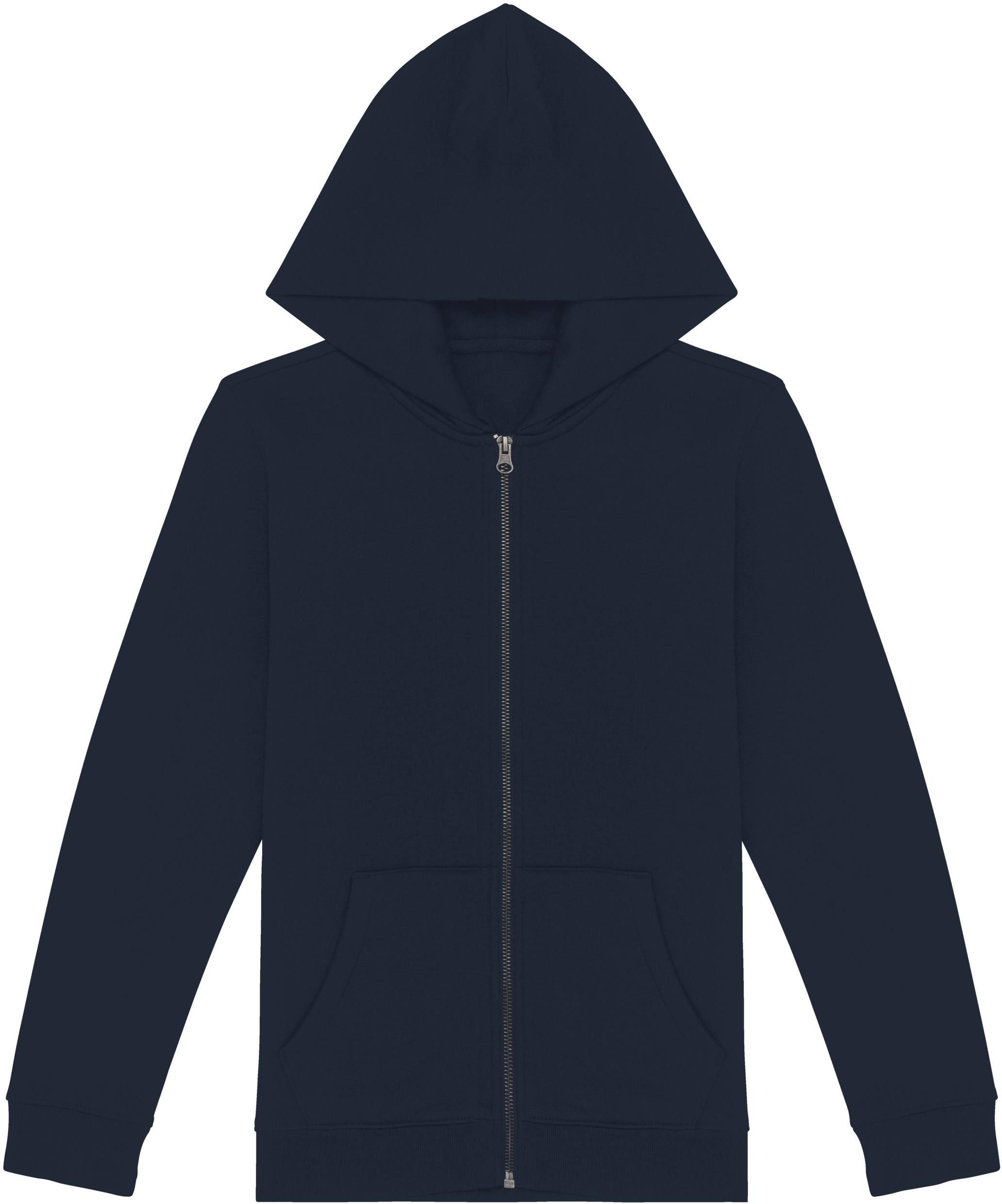 Kapuzensweatjacke Umweltfreundliches Kinder-Hoodie mit Reißverschluss