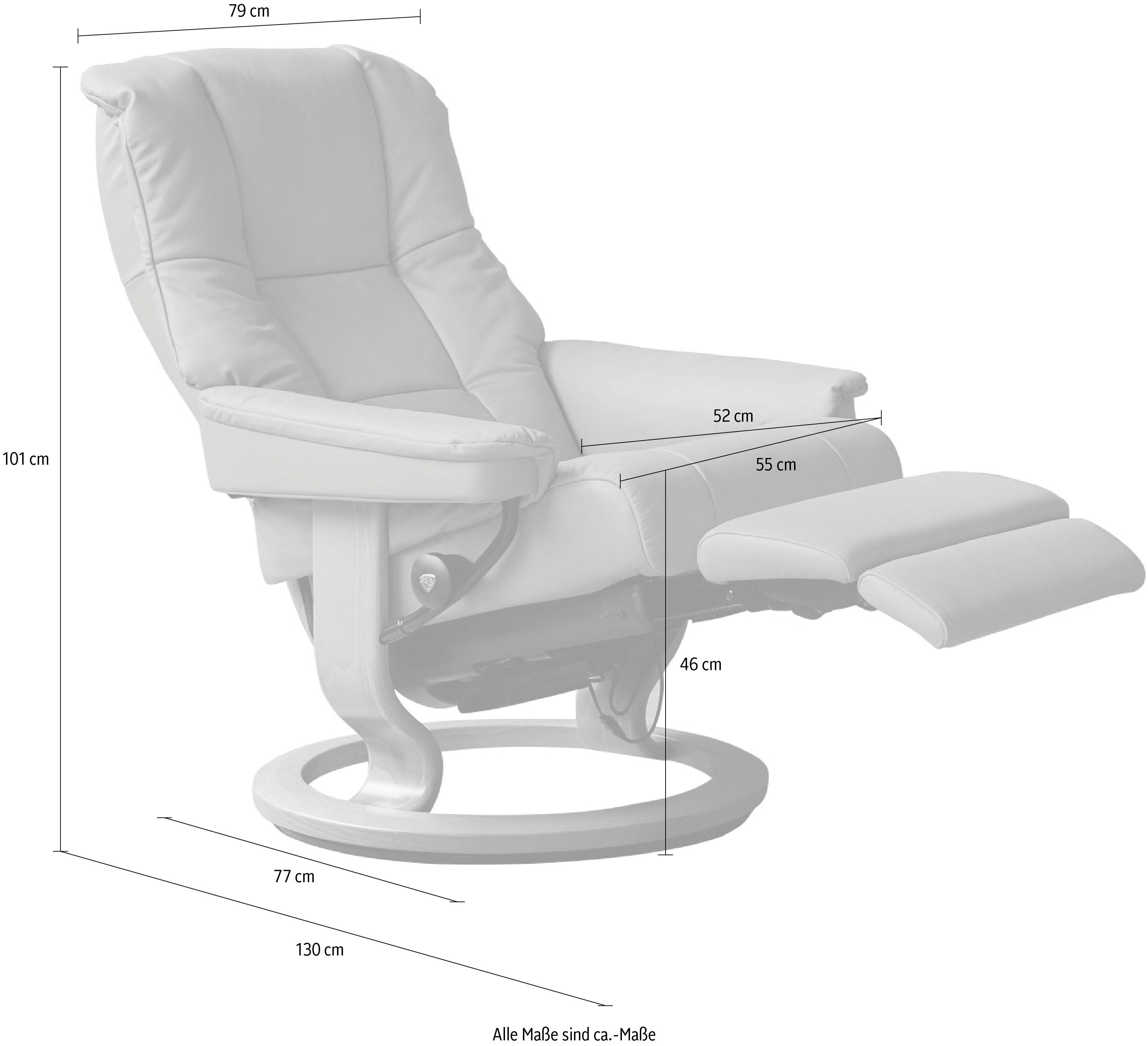 Größe optional Stressless® elektrisch Relaxsessel & 2-motorisch, L M Mayfair, verstellbar,