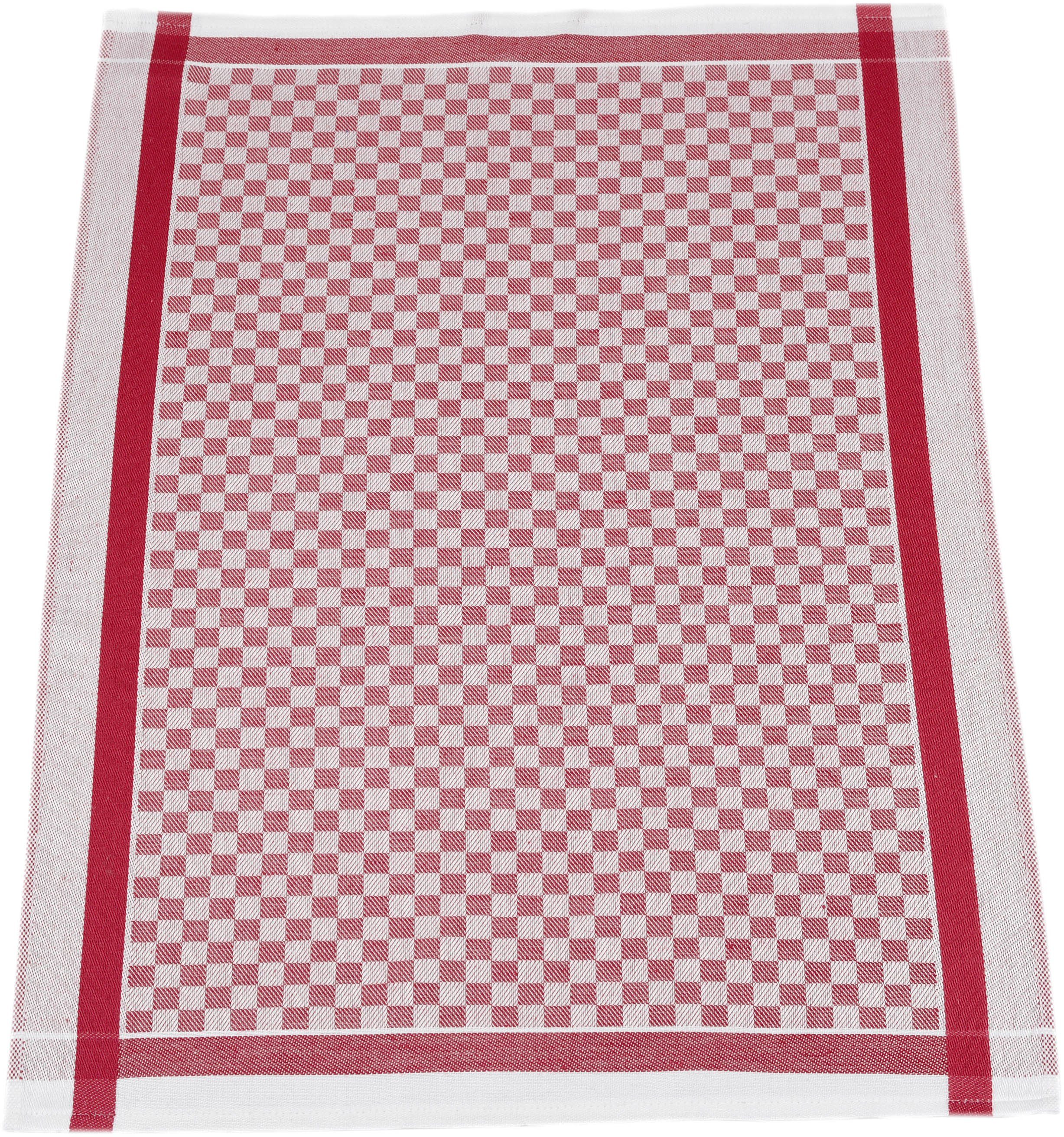 ROSS Geschirrtuch Exclusiv, (Set, 3-tlg), Karofond, günstig online kaufen
