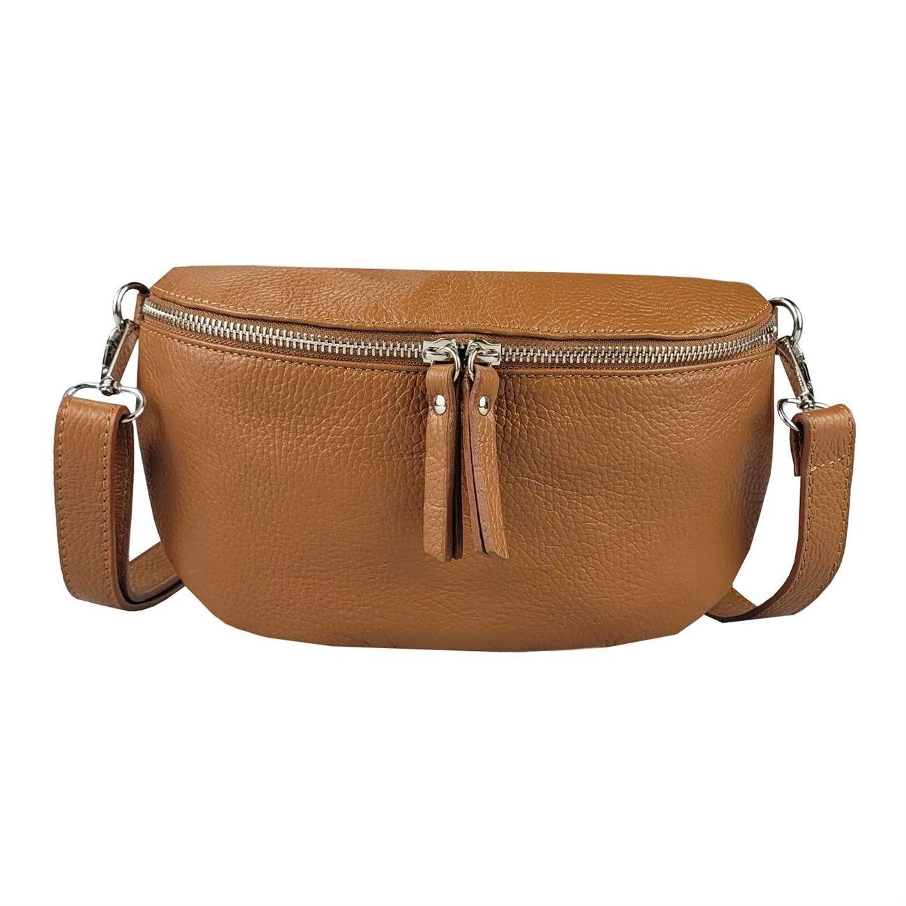 ITALYSHOP24 Bauchtasche Damen Leder Gürteltasche Hüfttasche günstig online kaufen