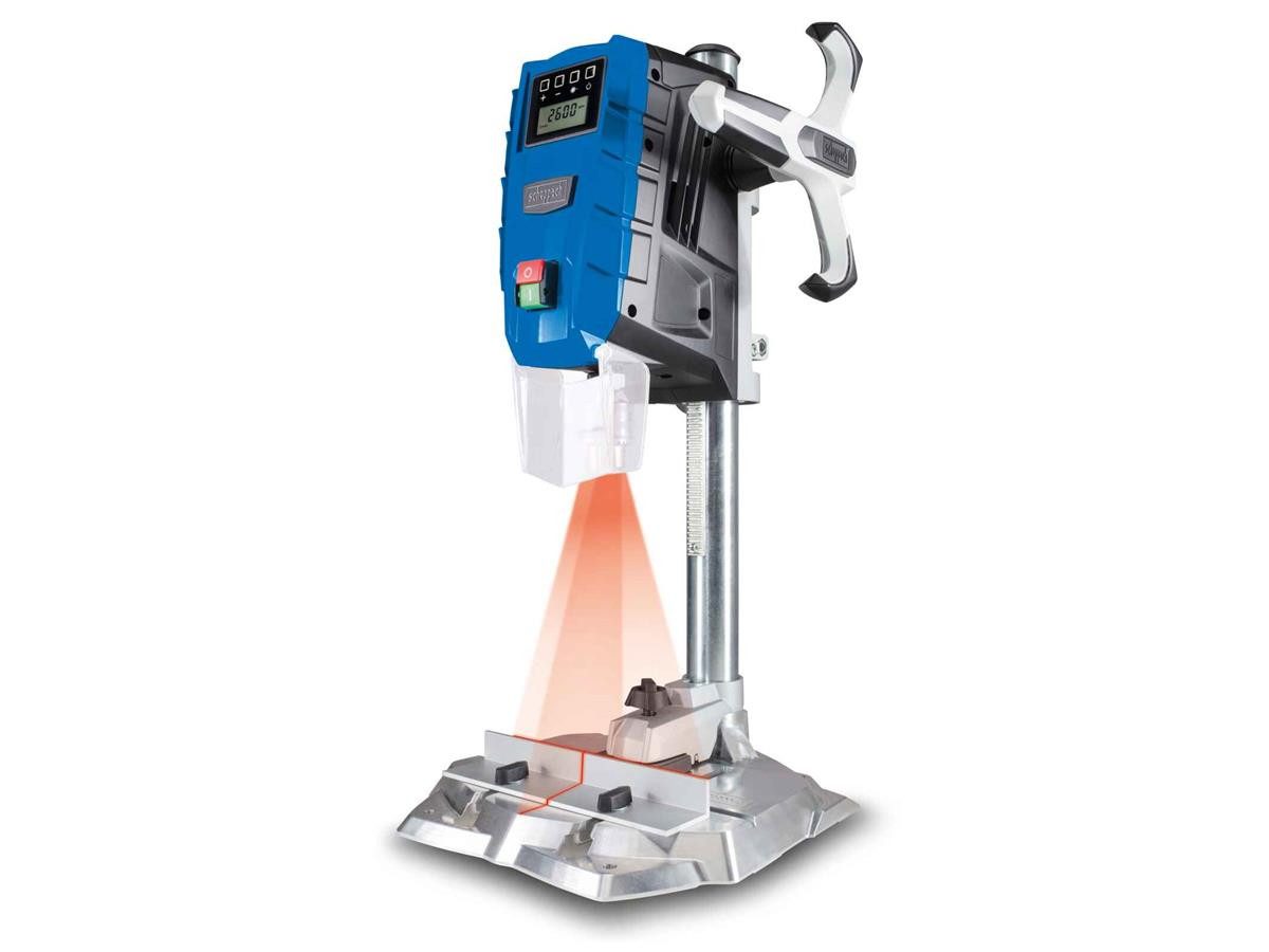 Scheppach Tischbohrmaschine DP55, 230V V, max. 2600 U/min, Bohrfutterspannbereich von 1,5 bis 13 mm, mit Digitaldisplay & Laser