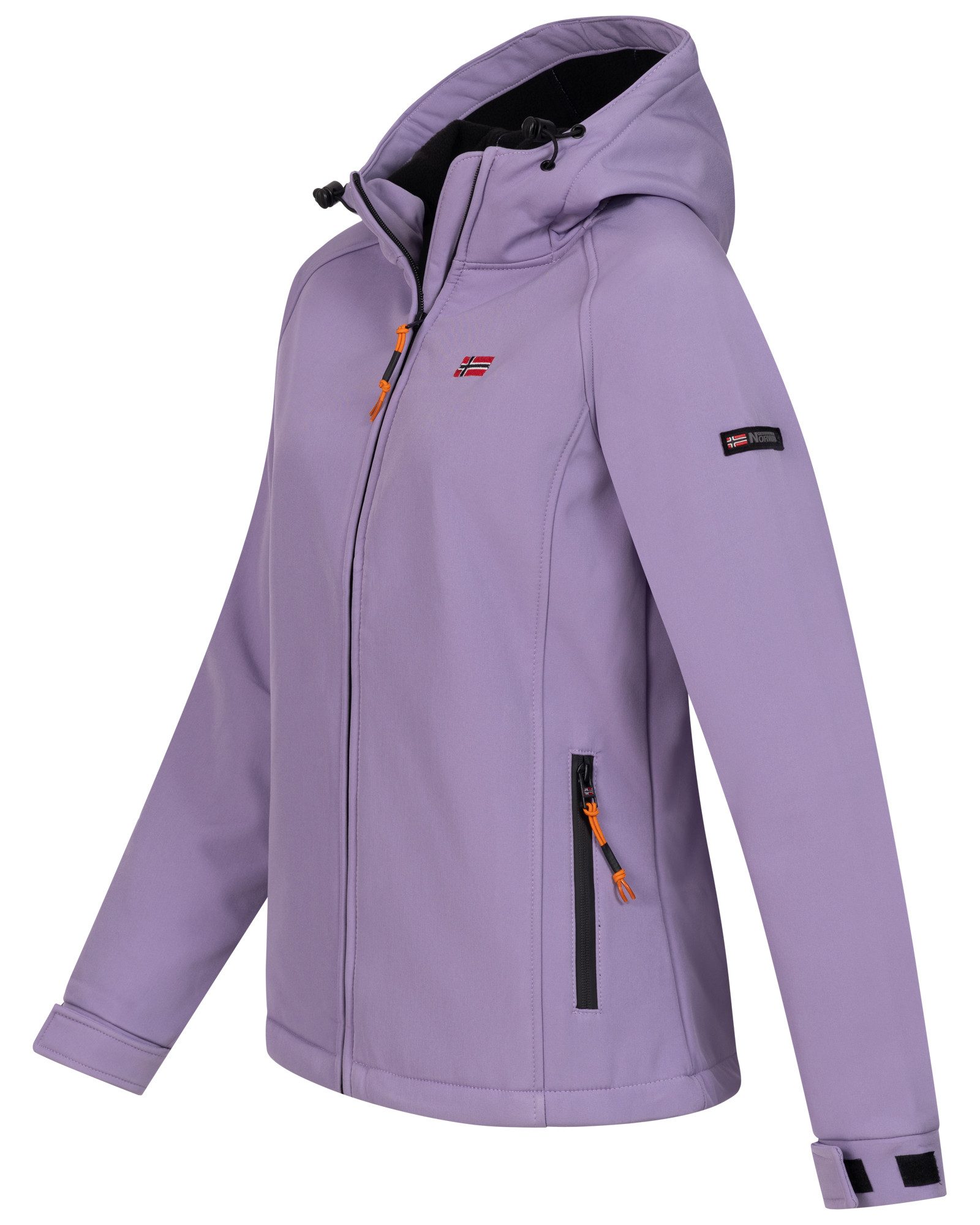 Geographical Norway Softshelljacke Damen Übergangsjacke Softshell Jacke Outdoor Regenjacke Frühlings