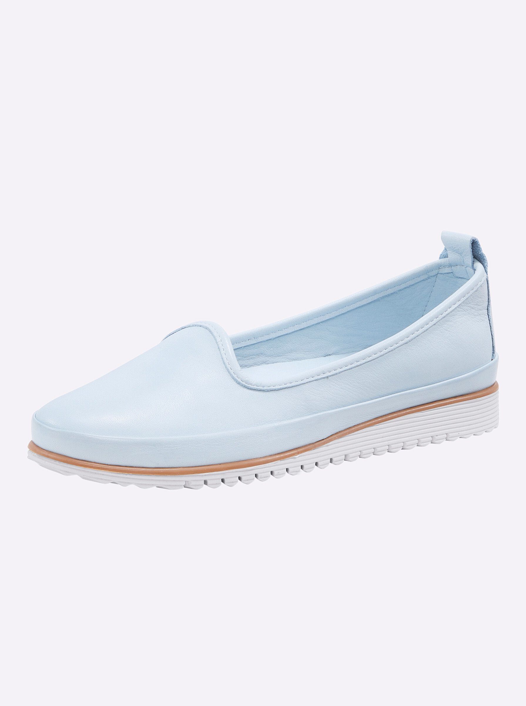 Andrea Conti Slipper hellblau