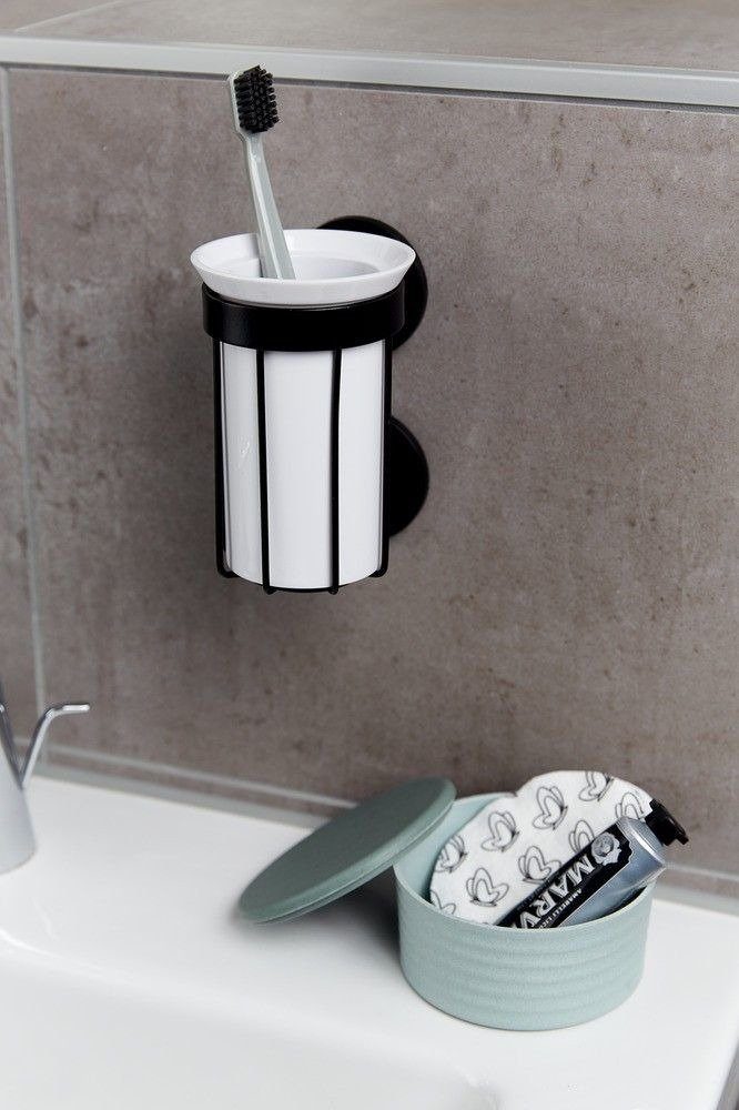 WENKO Zahnputzbecher Zahnbürstenbehälter Classic Plus Zahnbürstenbecher Wenko, (1 St)