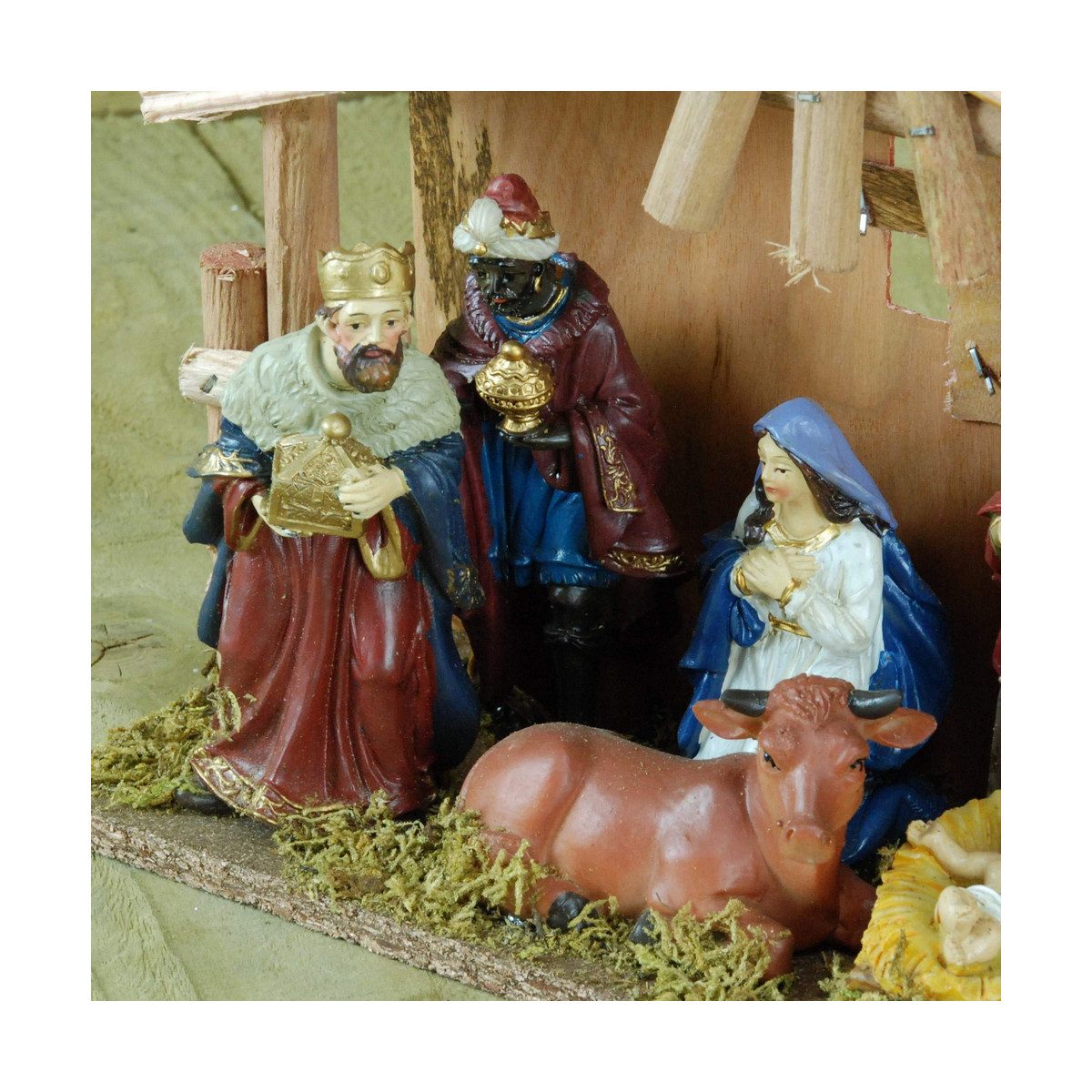 Bigbuy Dekoobjekt Weihnachtskrippe Metall