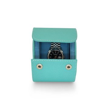 Sprezzi Fashion Uhrenrolle Luxuriöse Uhrenaufbewahrung Uhrenrolle aus Leder Reise-Uhrenetui (inkl. Umkarton und Wildleder Reise-Hülle geliefert), in nobler Saffiano-Leder-Optik, handgearbeitet, Designed in Germany