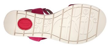Tamaris COMFORT Sandalette, Sommerschuh, Sandale, Plateauabsatz, mit zwei Klettverschlüssen