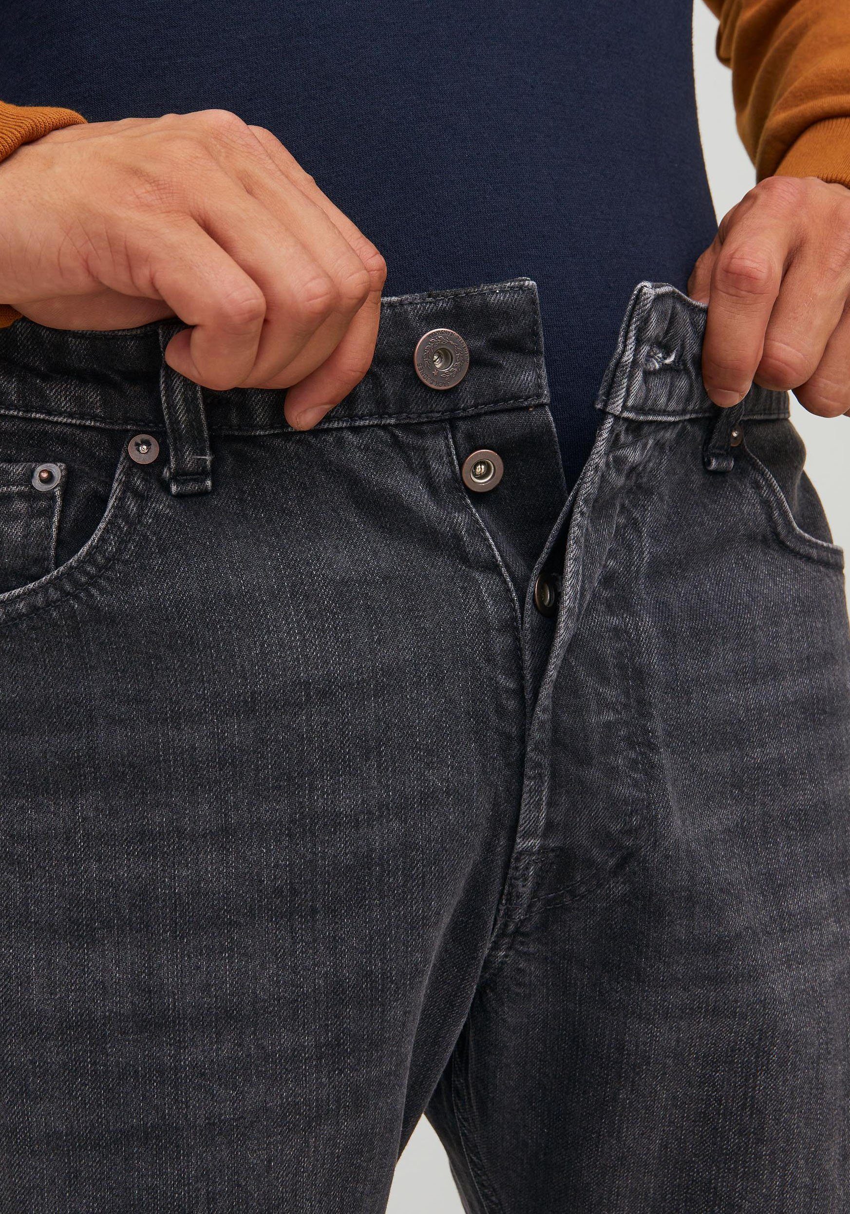 denim & COOPER Jones Loose-fit-Jeans CHRIS black Jack