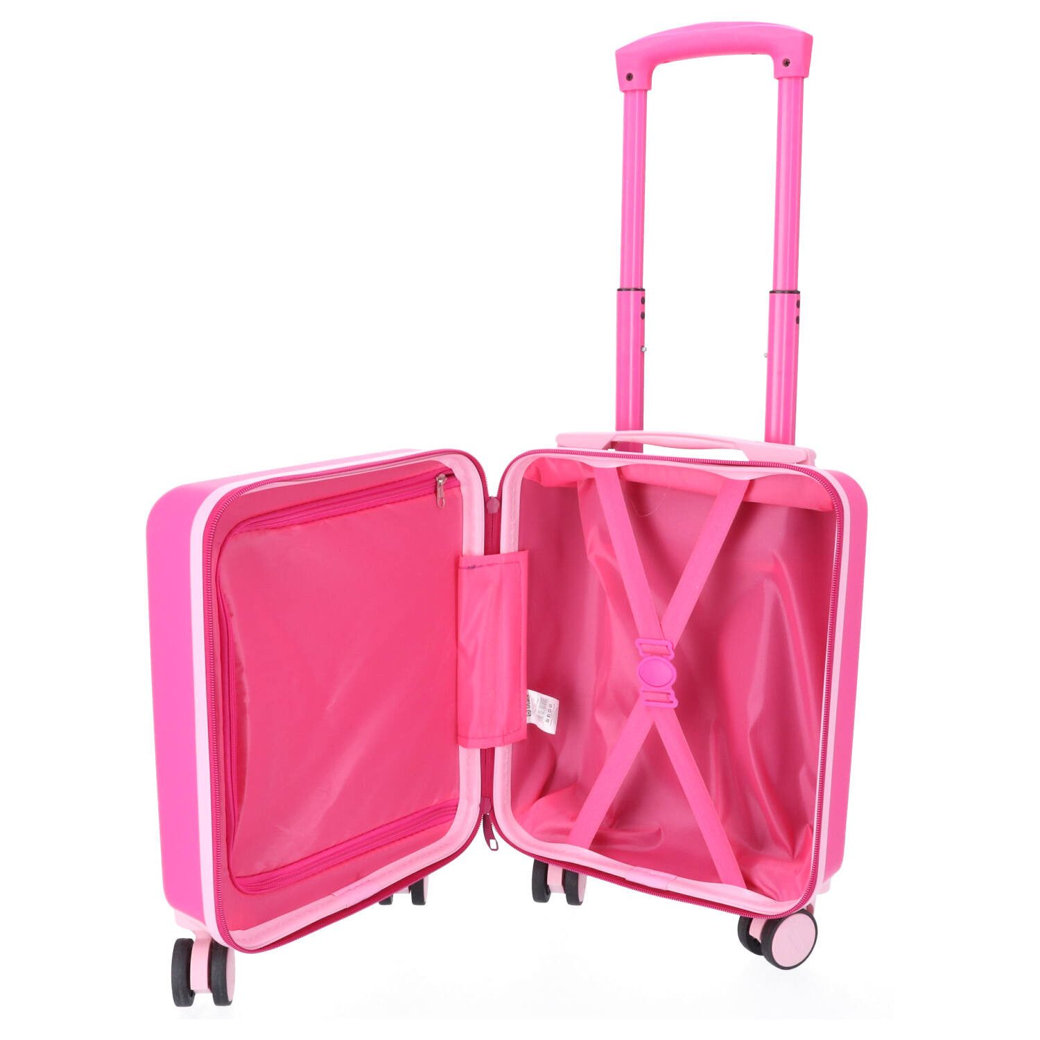 TheTrueC Koffer The TrueC Kinder Koffer Underseat Einhorn pink, 2 Rollen Rollen – Bild 5 von 5