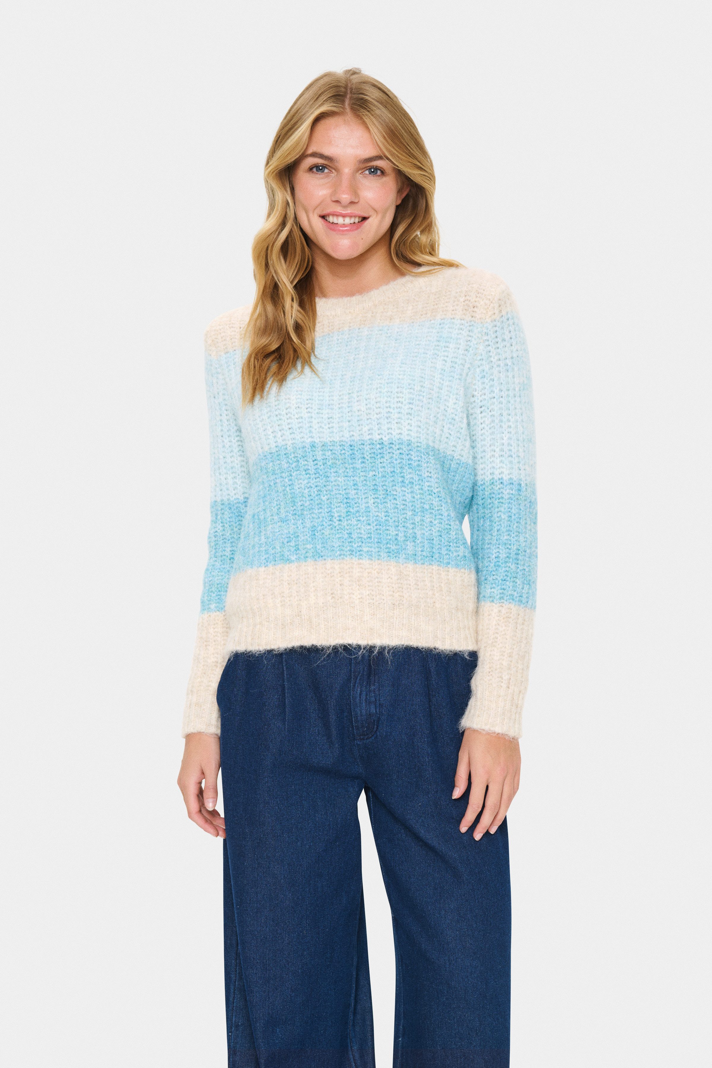 Saint Tropez Strickpullover MandySZ Pullover günstig online kaufen