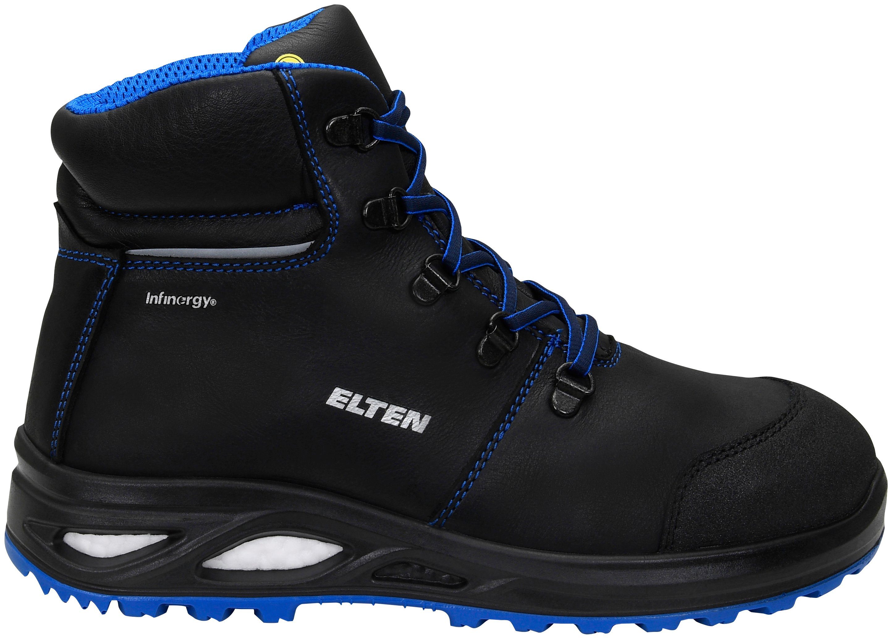 Einlegesohle ESD black PRO black Y ESD Elten Ganzflächige Lady XXTL Sicherheitsschuh, FINJA S3 Mid