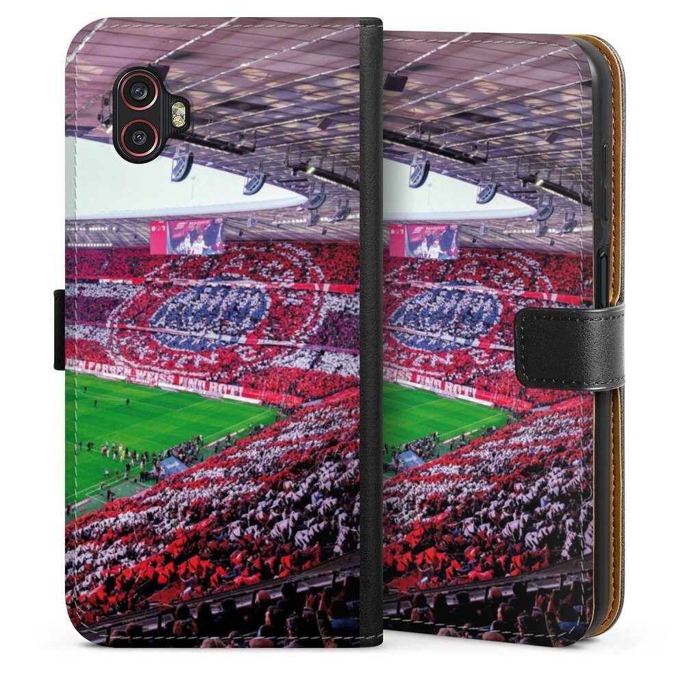 DeinDesign Handyhülle FCB Stadion FC Bayern München FCB Stadion Tribüne, Samsung Galaxy XCover 6 Pro Hülle Flip Case Klapphülle