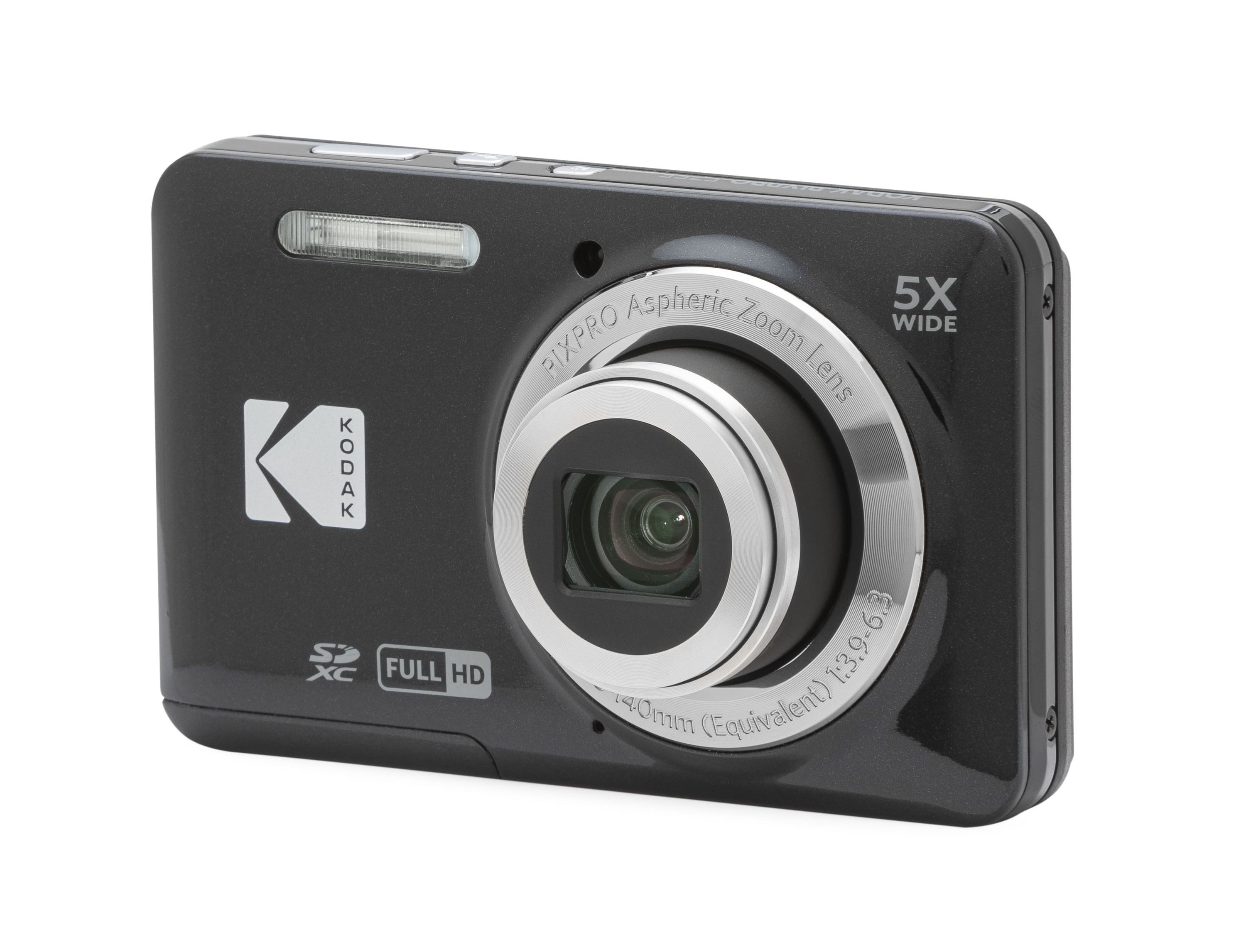 Kodak FZ55 BK Kompaktkamera (16 MP, 5-fach Zoom, 28mm Weitwinkel, 2,7 Zoll LCD Display, 700mAh Li-Ion Akku) – Bild 3 von 5