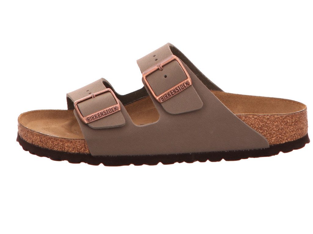 Birkenstock Arizona BF Nubuk Stone Pantolette günstig online kaufen