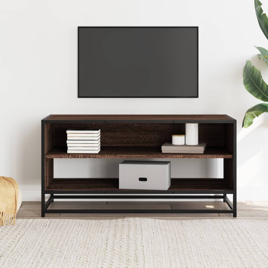 vidaXL TV-Schrank TV-Schrank Braun Eichen-Optik 91x40x46 günstig online kaufen