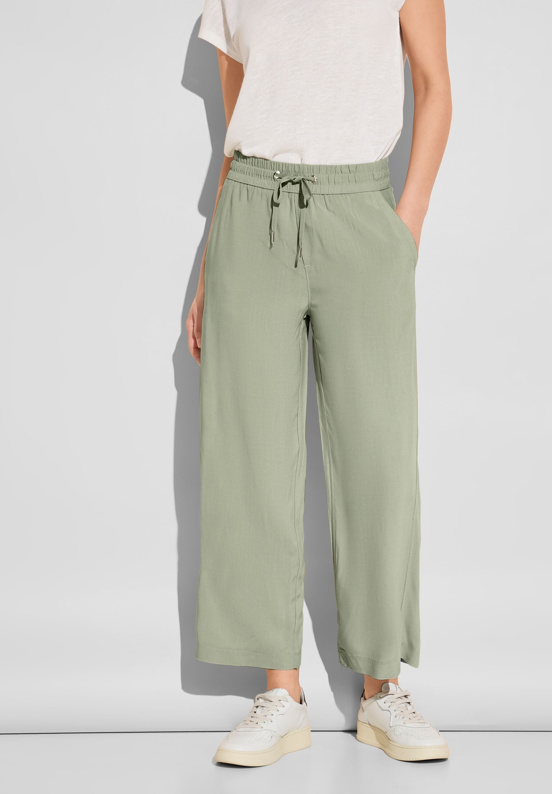 STREET ONE Culotte, Elastikbund mit Tunnelzug günstig online kaufen