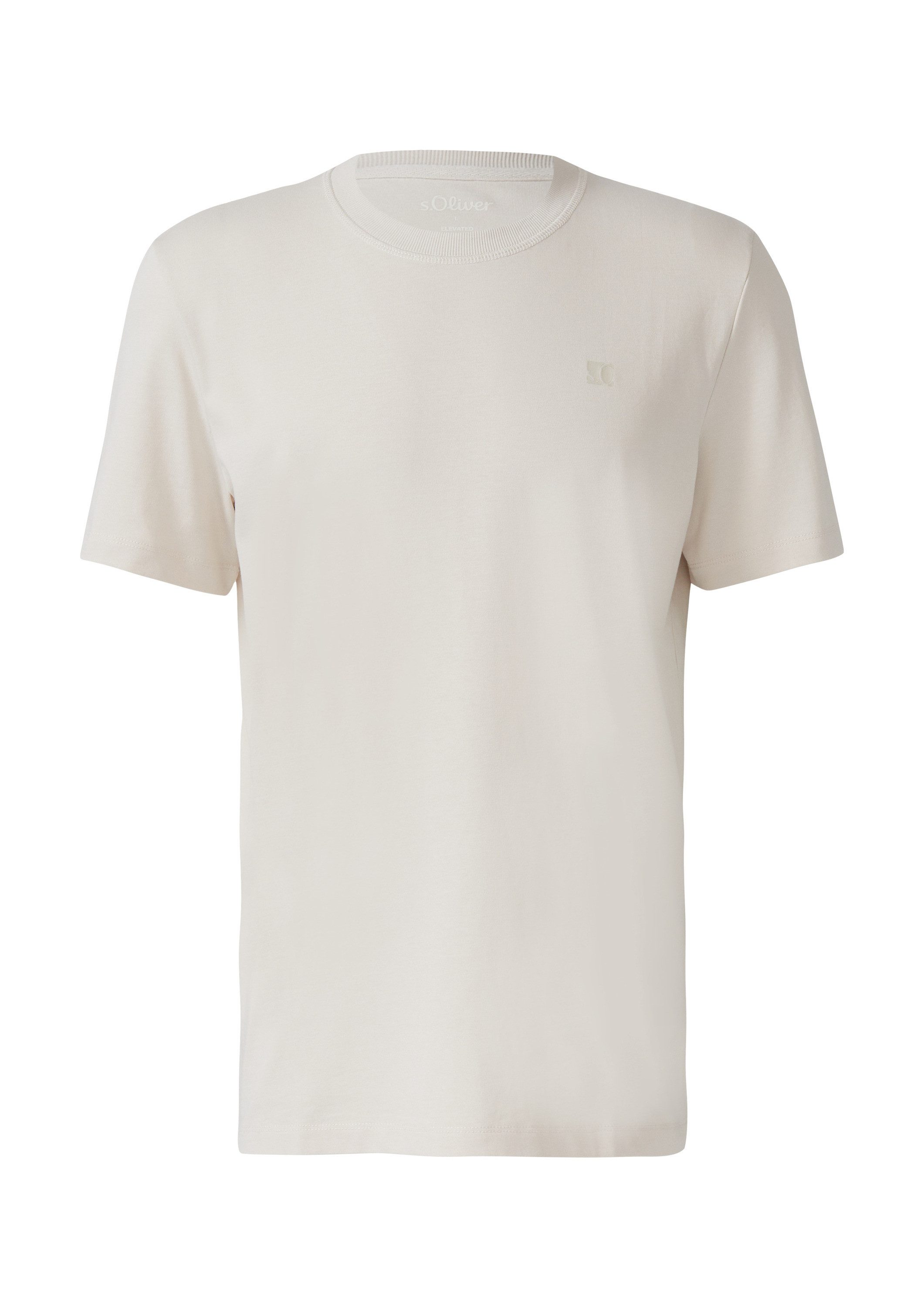 s.Oliver Kurzarmshirt T-Shirt Heavy Jersey T-Shirt günstig online kaufen