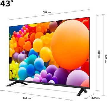 LG 43UT73006LA LED-Fernseher (108 cm/43 Zoll, 4K Ultra HD, Smart-TV)
