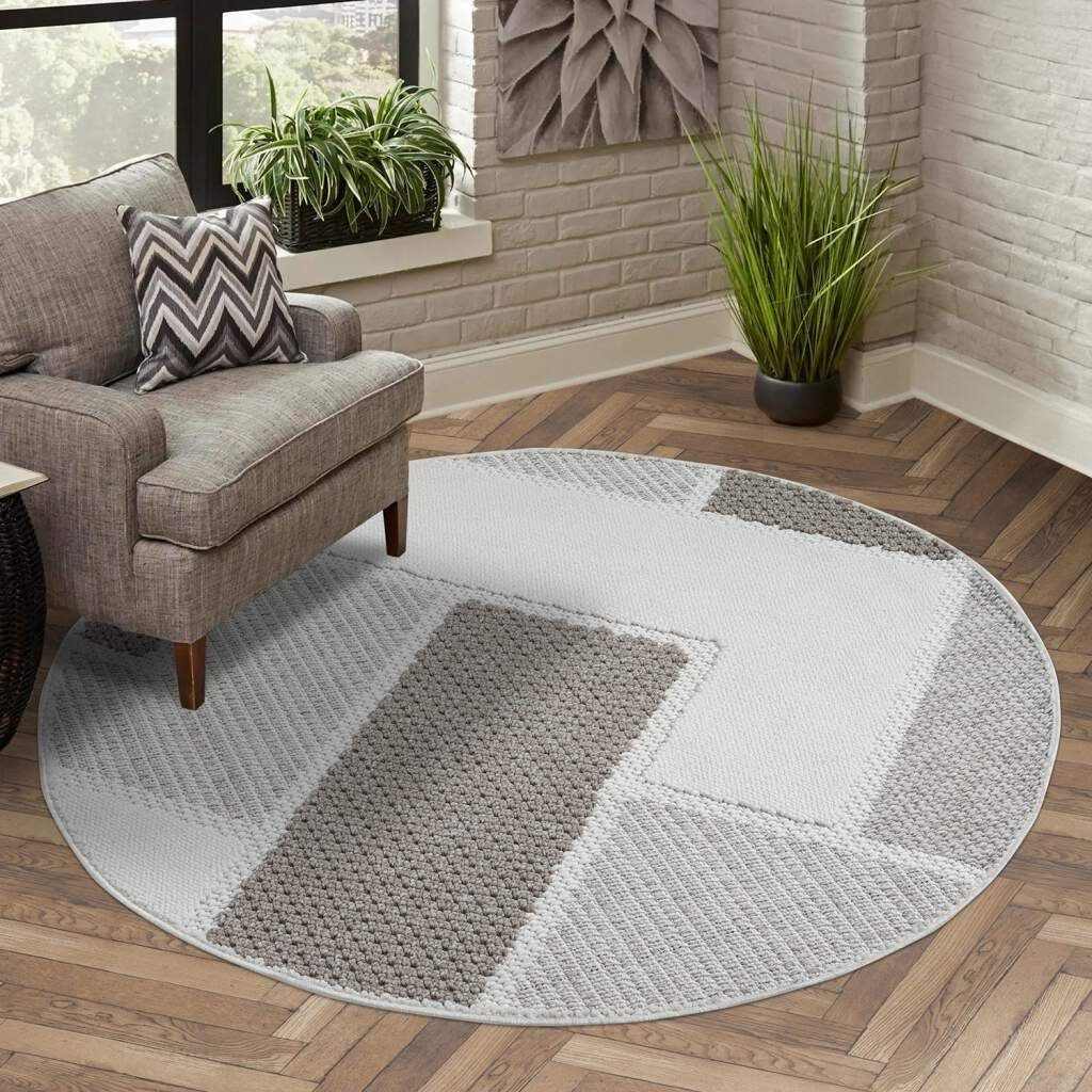 Carpet City Teppich LINDO 8877, rund, günstig online kaufen