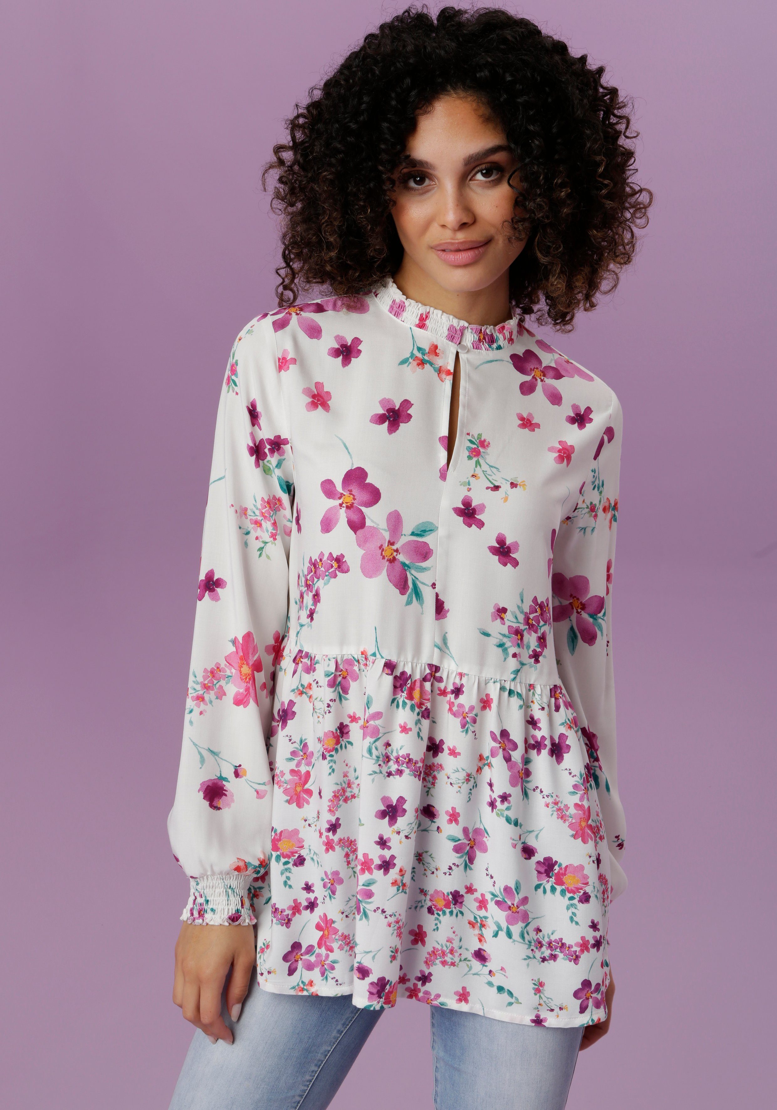 Rosa Tuniken für Damen online kaufen » Pinke Tuniken | OTTO