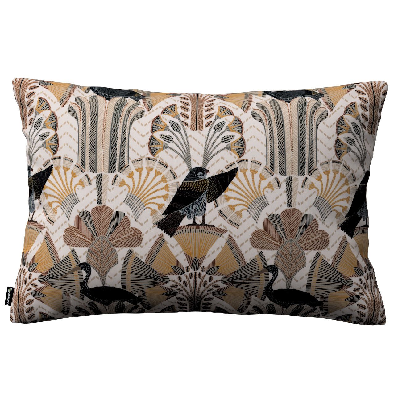 Kissenhülle Mia rechteckig, beige-grün, 47 x 28 cm, Eden (144-24) günstig online kaufen