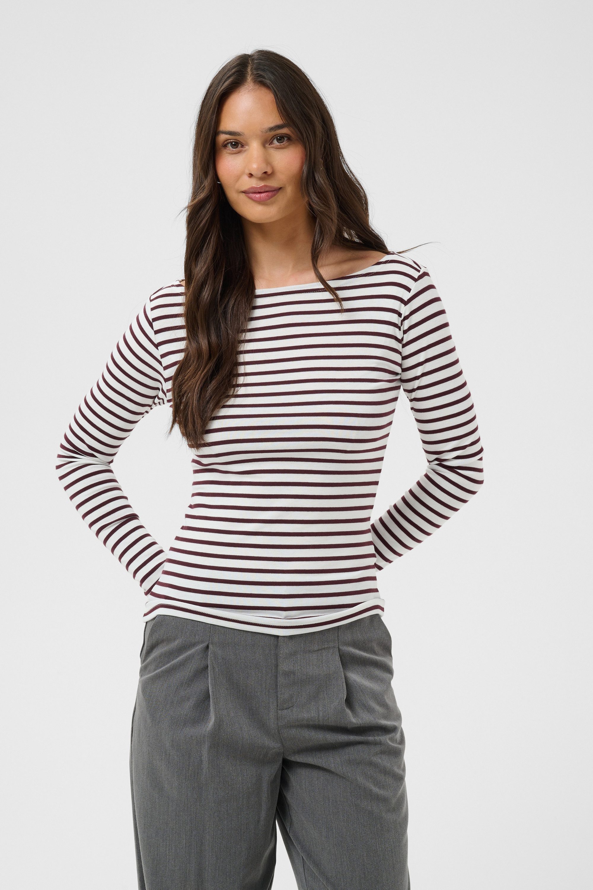 KAFFE T-Shirt Langarm-Shirt KAliddy