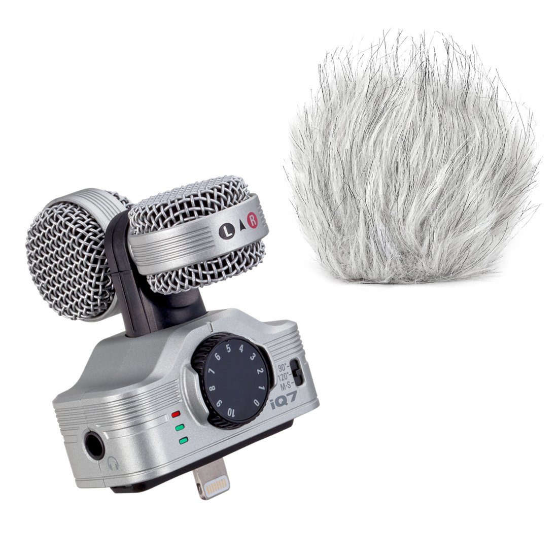 Mikrofon Zoom iQ7 Mikrofon für iOS-Geräte mit Windschutz