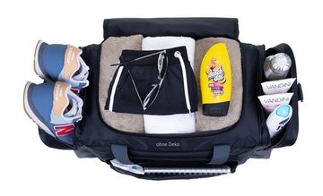 ELEPHANT Sporttasche groß Reisetasche Sport Tasche Trainer L 55 cm, 40 Liter Saunatasche Fußball Large Gym + Trinkflasche