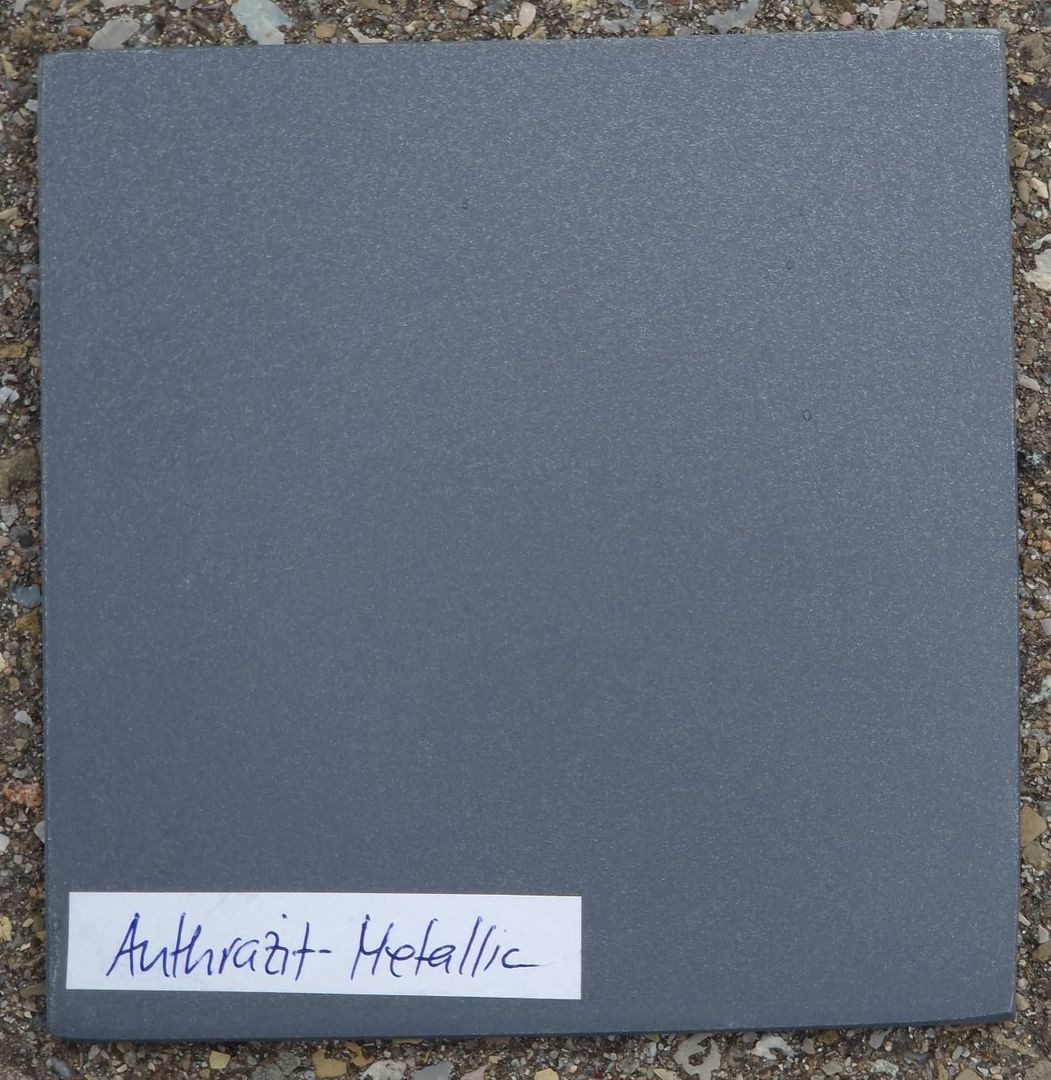 Elegant Einrichten Pflanzkübel XXL Fiberglas niedrige quadratisch 110x110x70cm anthrazit-metallic (1 St)