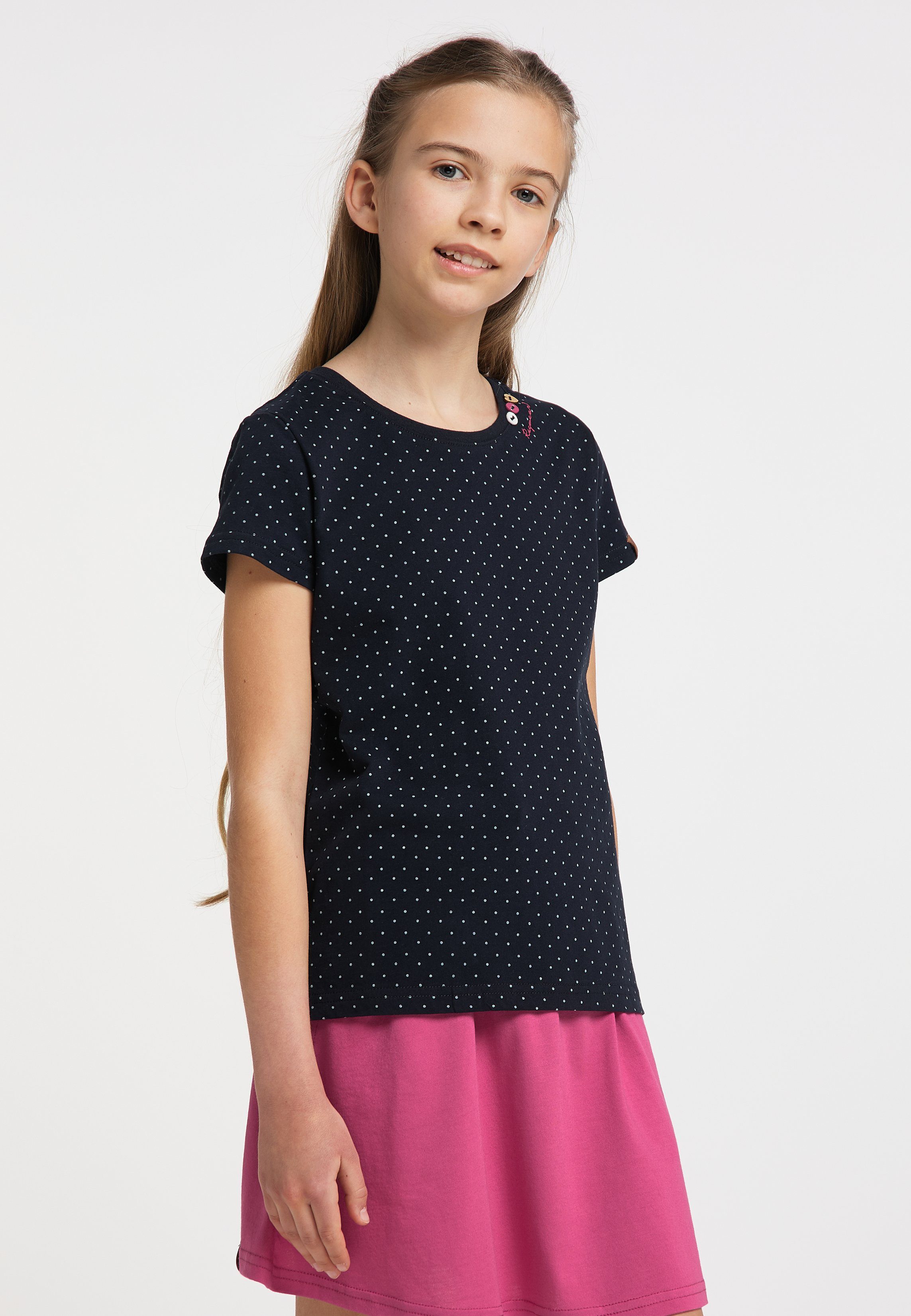 VIOLKA & Mode NAVY Ragwear DOTS Nachhaltige T-Shirt Vegane